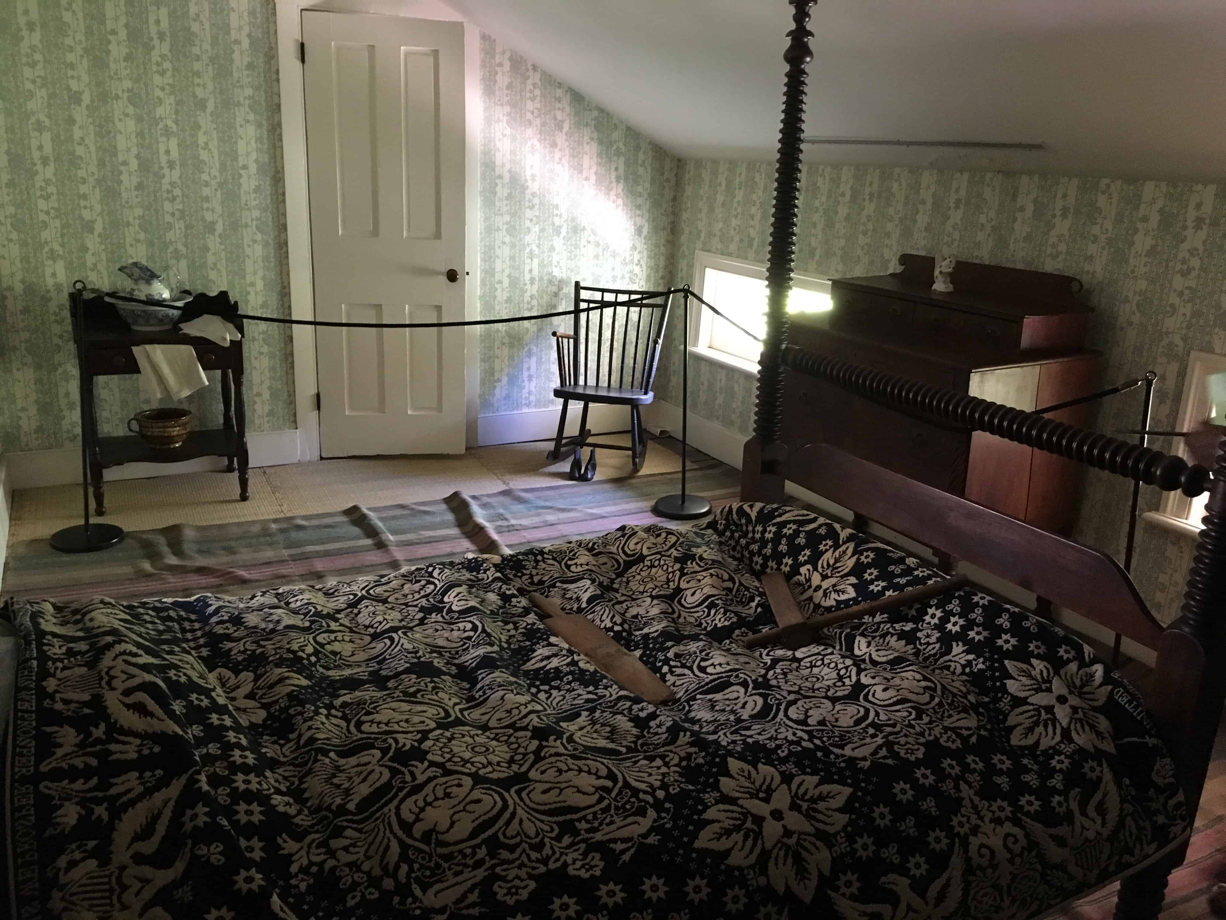 Children's bedroom at the Henry B. Clarke House in Chicago, Illinois