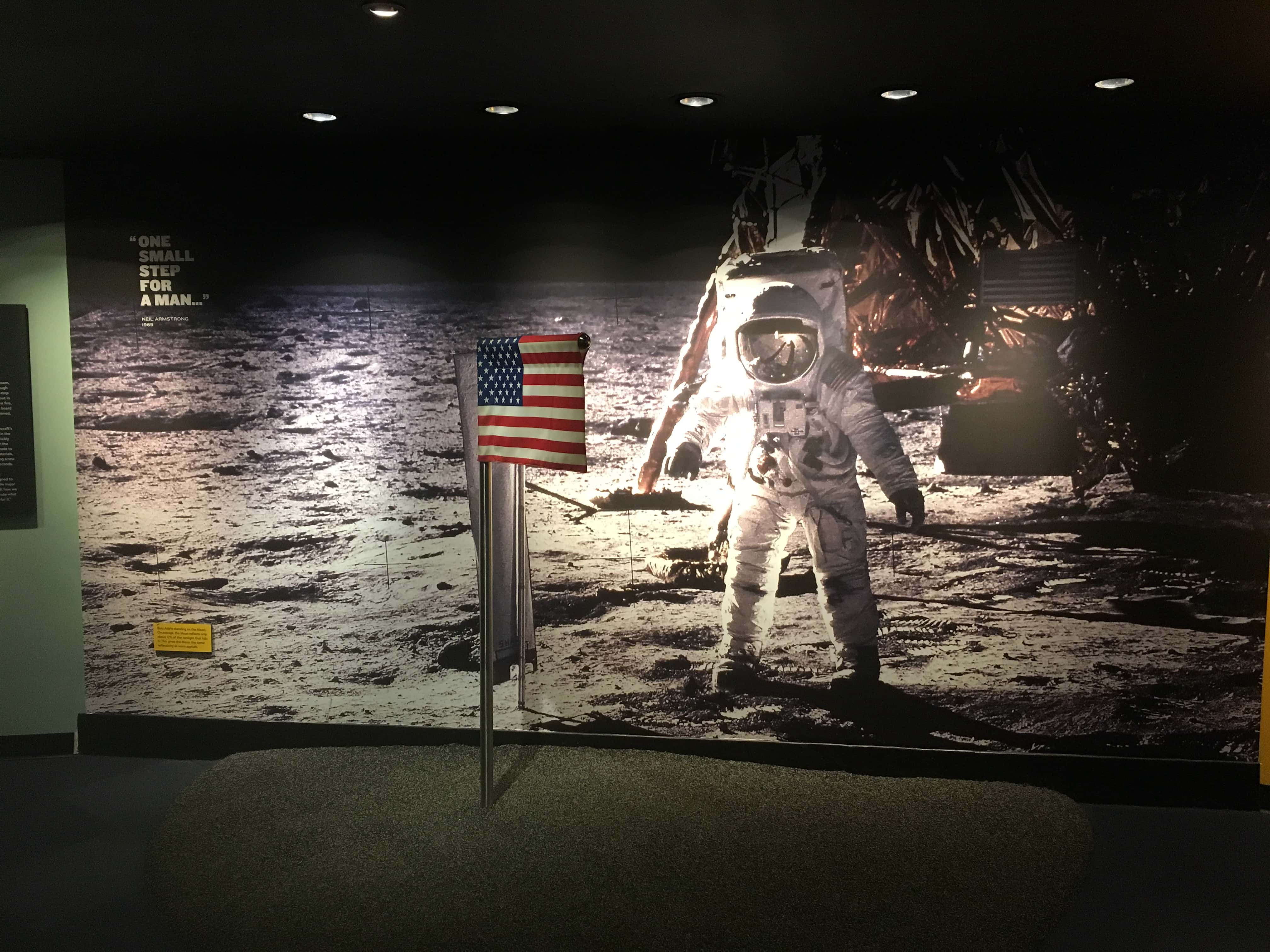"Houston, we've had a problem." at Mission Moon at the Adler Planetarium in Chicago, Illinois