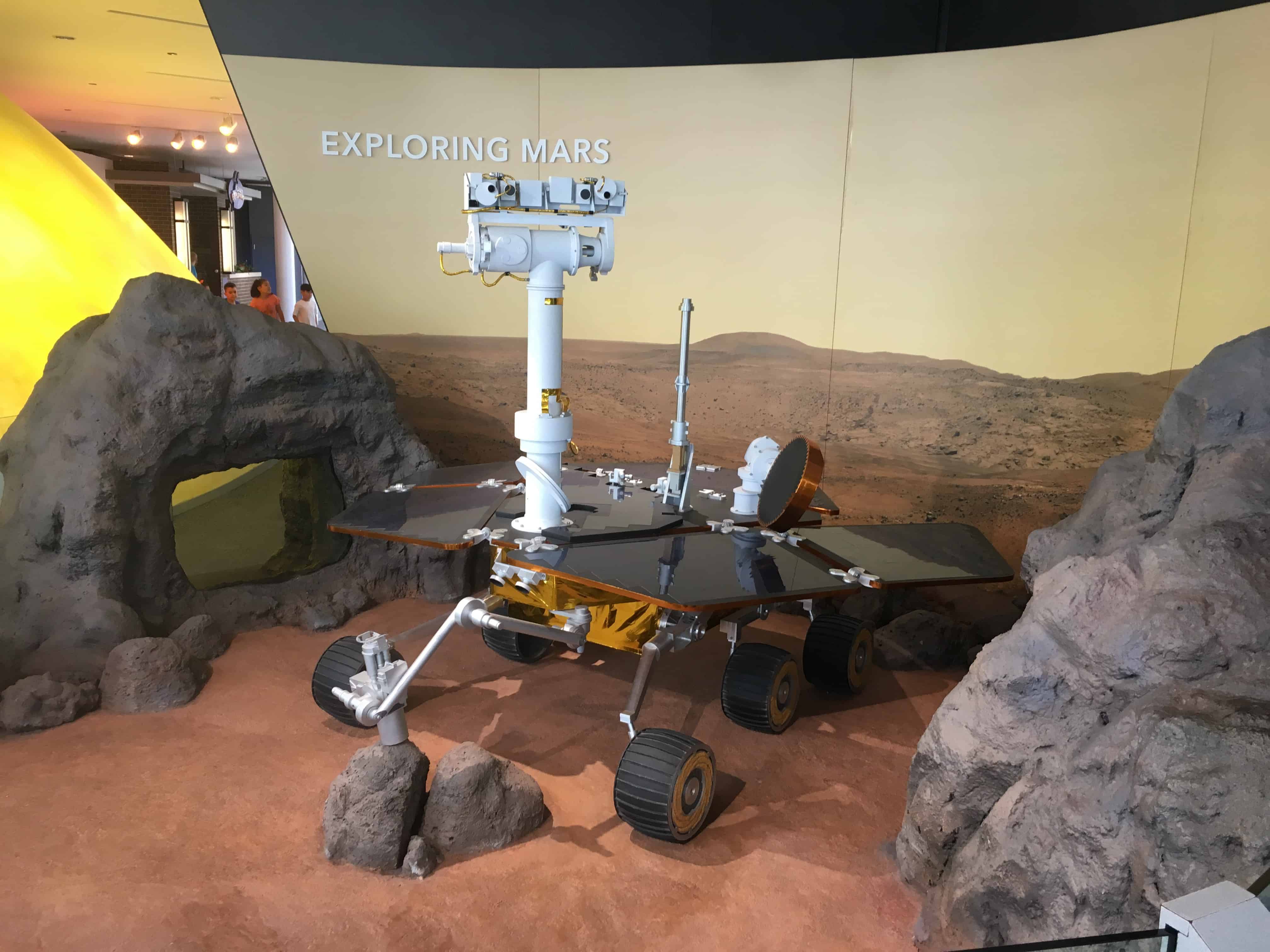 Mars rover in Our Solar System at the Adler Planetarium in Chicago, Illinois