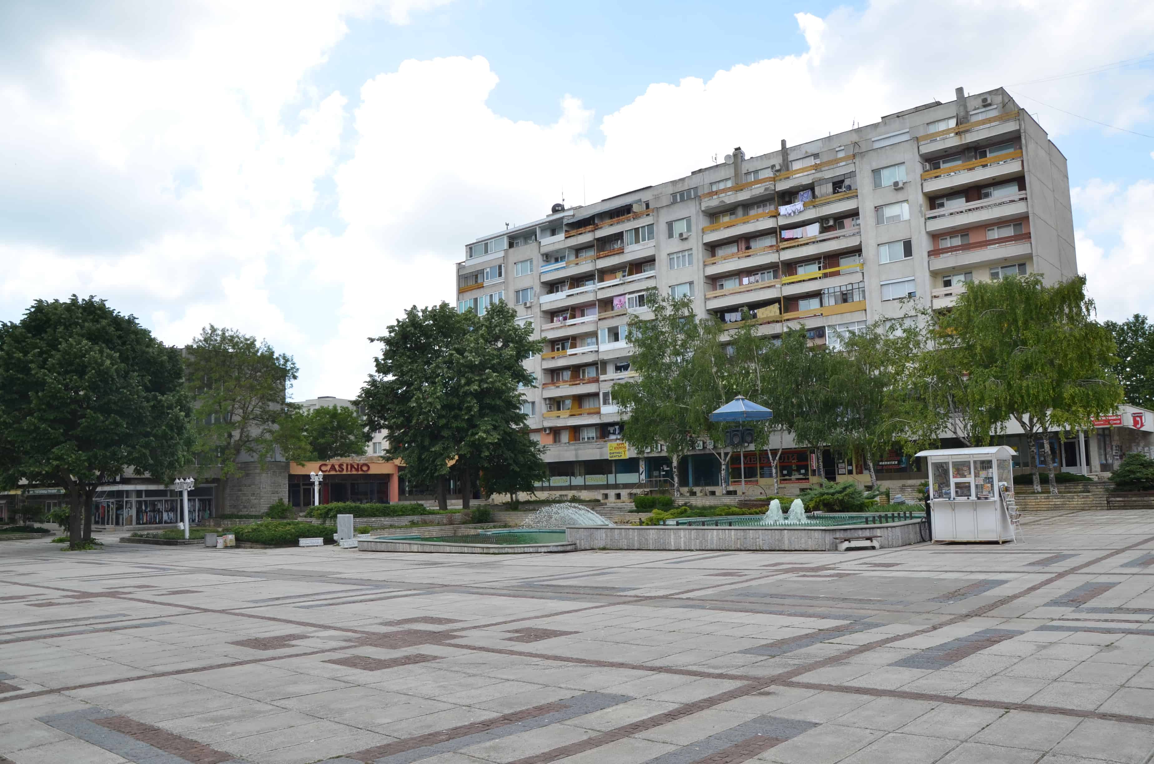 Main square in Kavarna, Bulgaria