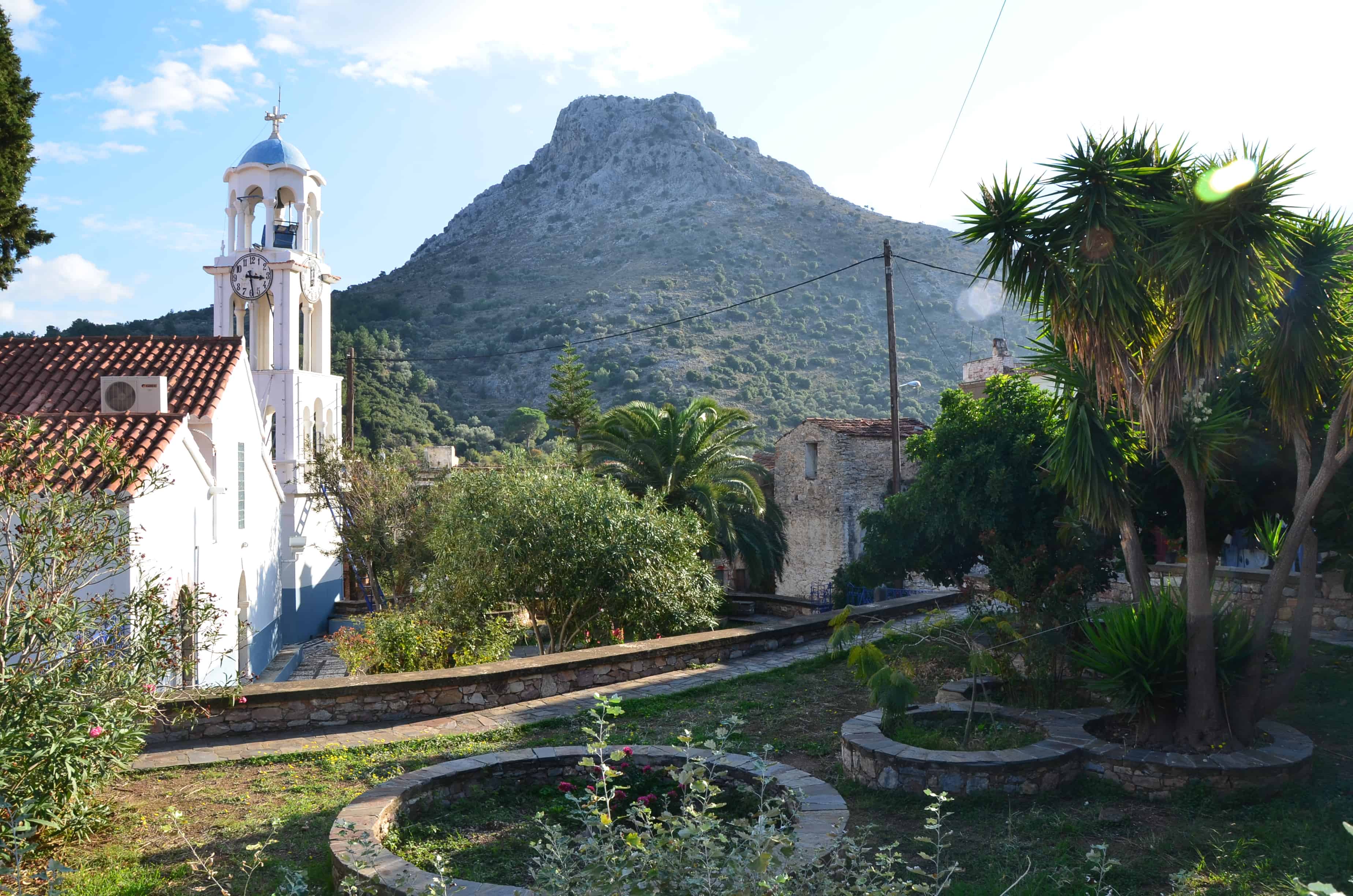 Church in Kardamyla (Upper Village), Chios, Greece