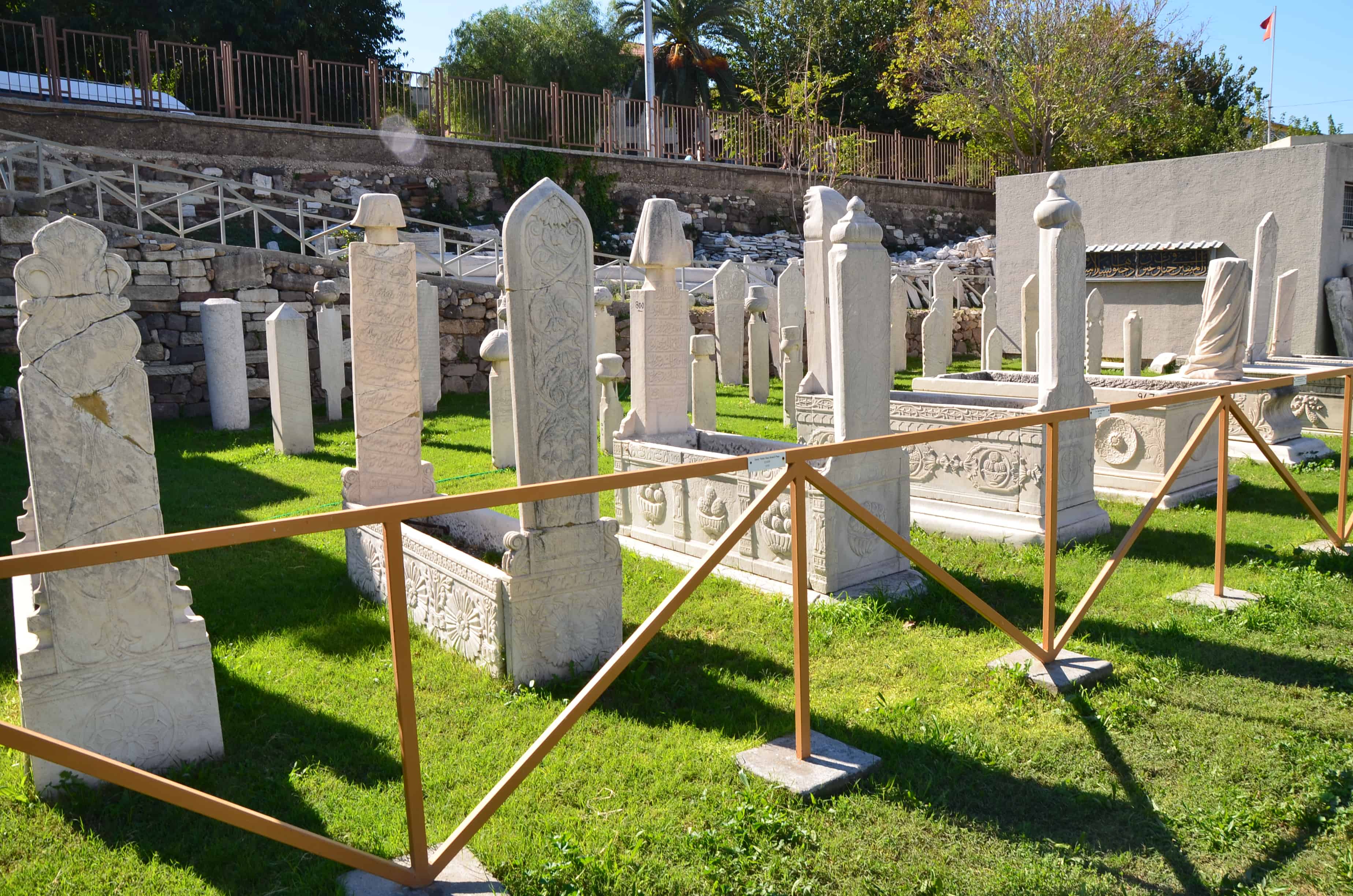 Ottoman graves at the Smyrna Agora in Izmir, Turkey