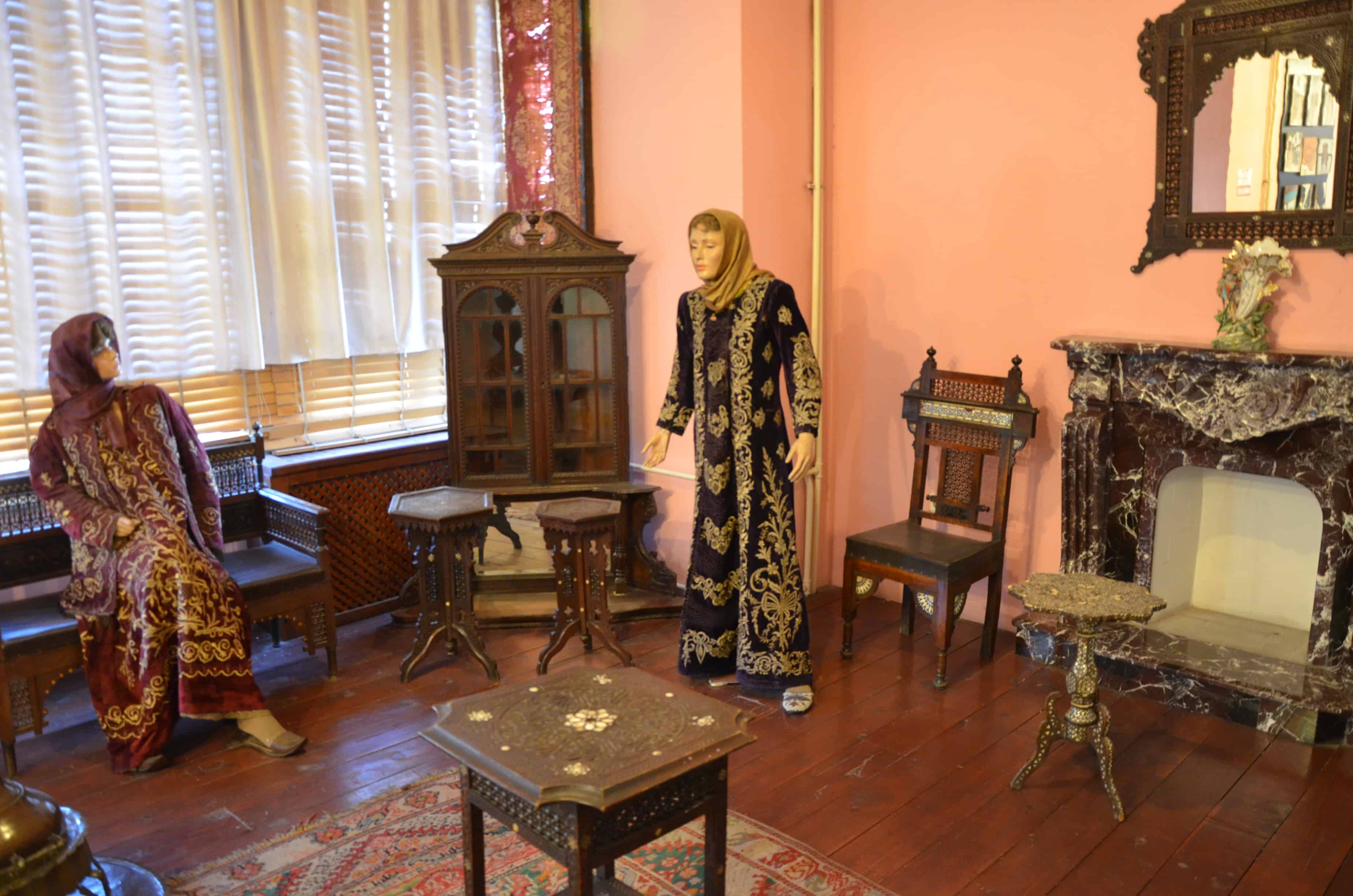 Ottoman home at the Izmir Ethnography Museum in Izmir, Turkey