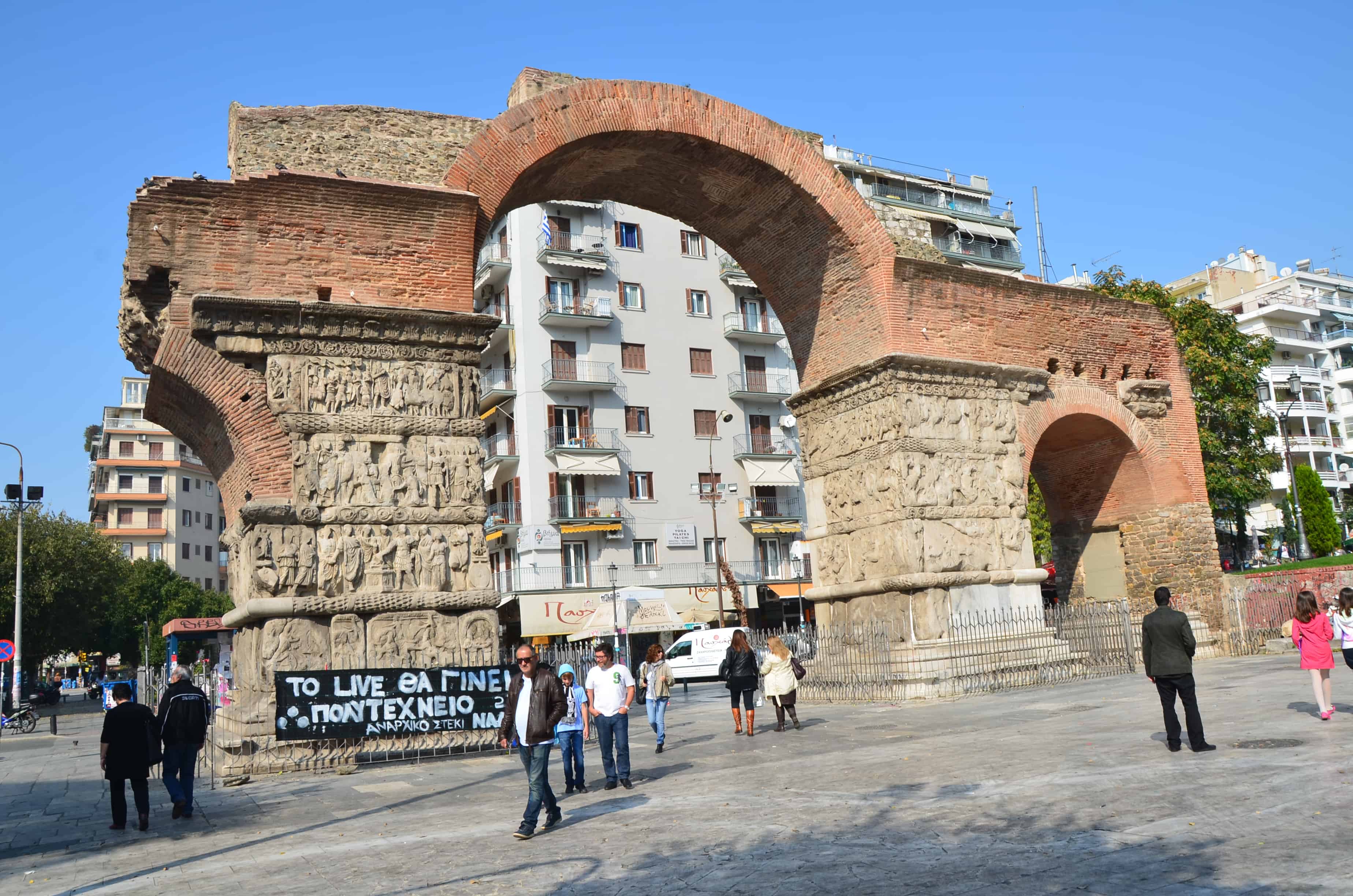 Arch of Galerius in Thessaloniki, Greece