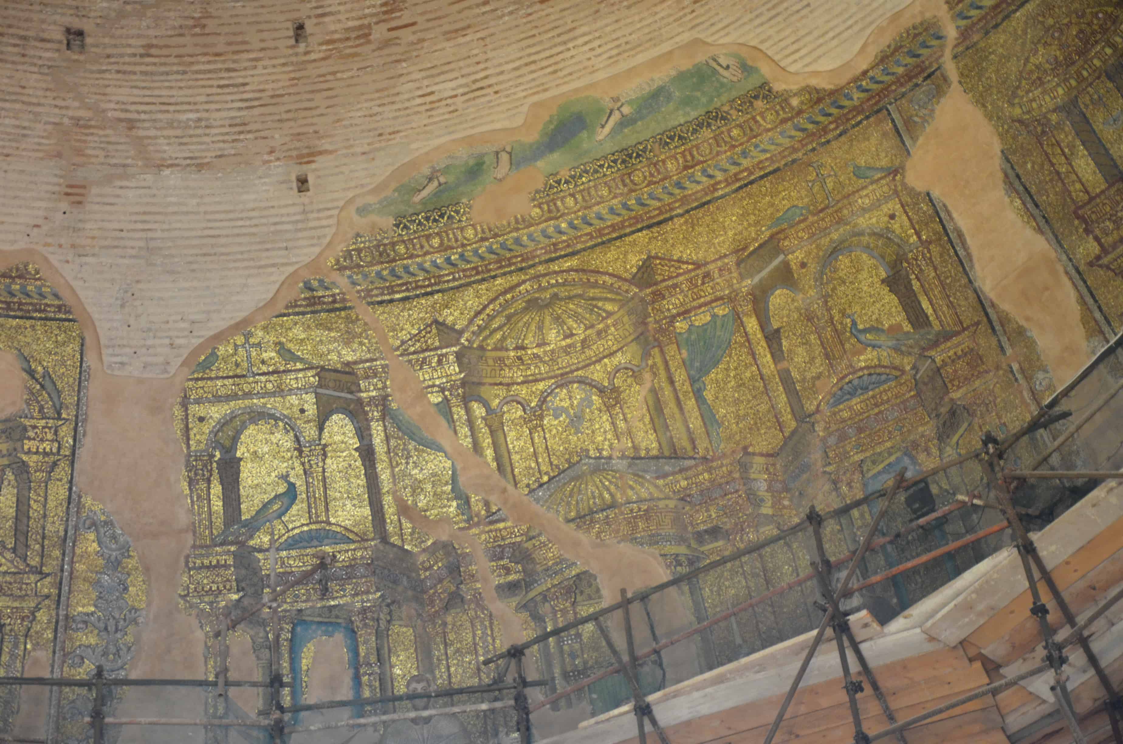 Mosaics at the Rotunda in Thessaloniki, Greece