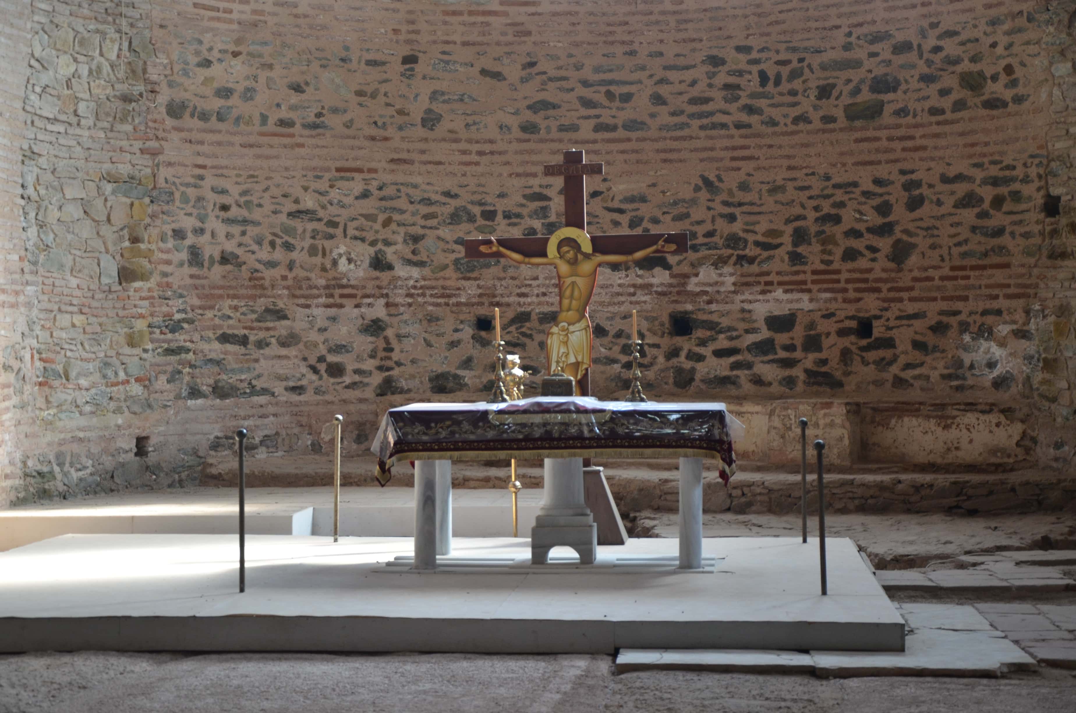 Altar at the Rotunda in Thessaloniki, Greece