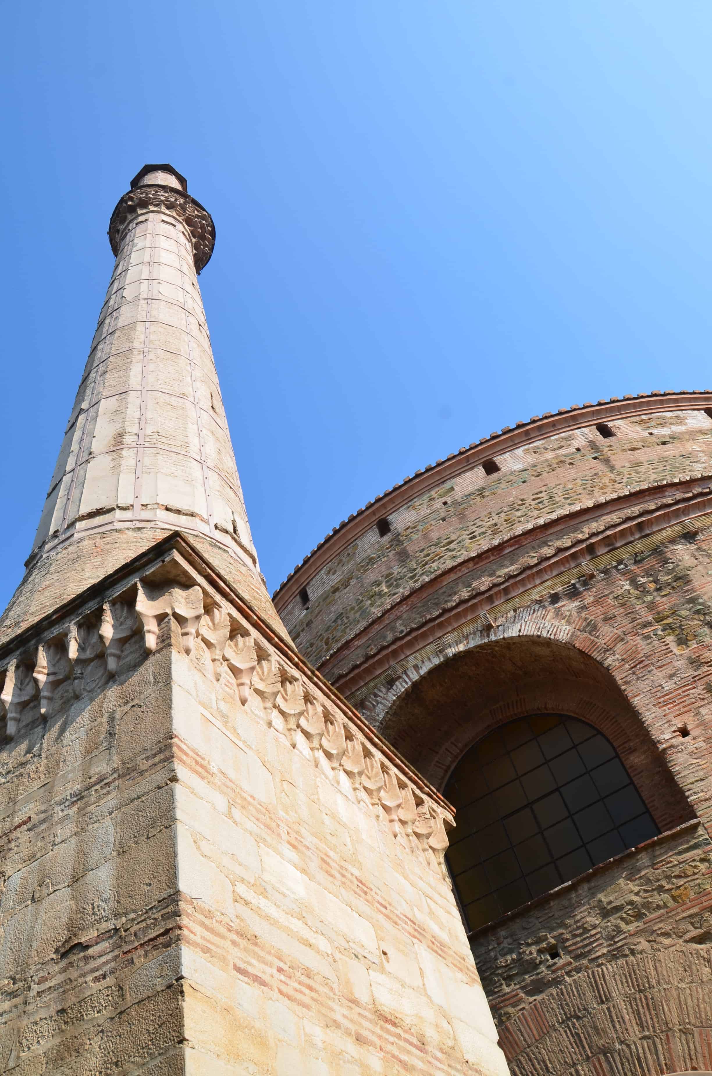 Minaret at the Rotunda in Thessaloniki, Greece