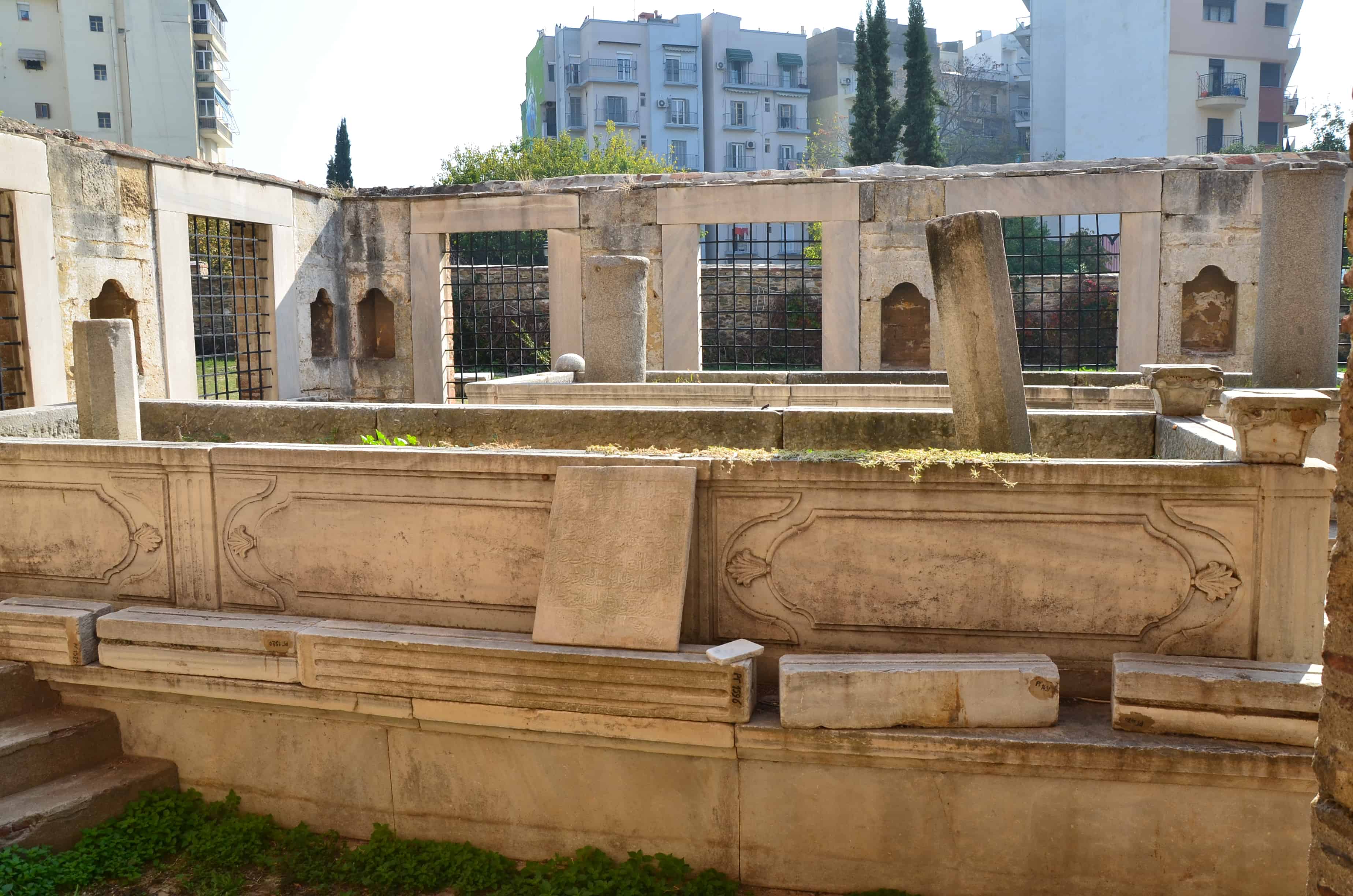 Ottoman cemetery at the Rotunda in Thessaloniki, Greece