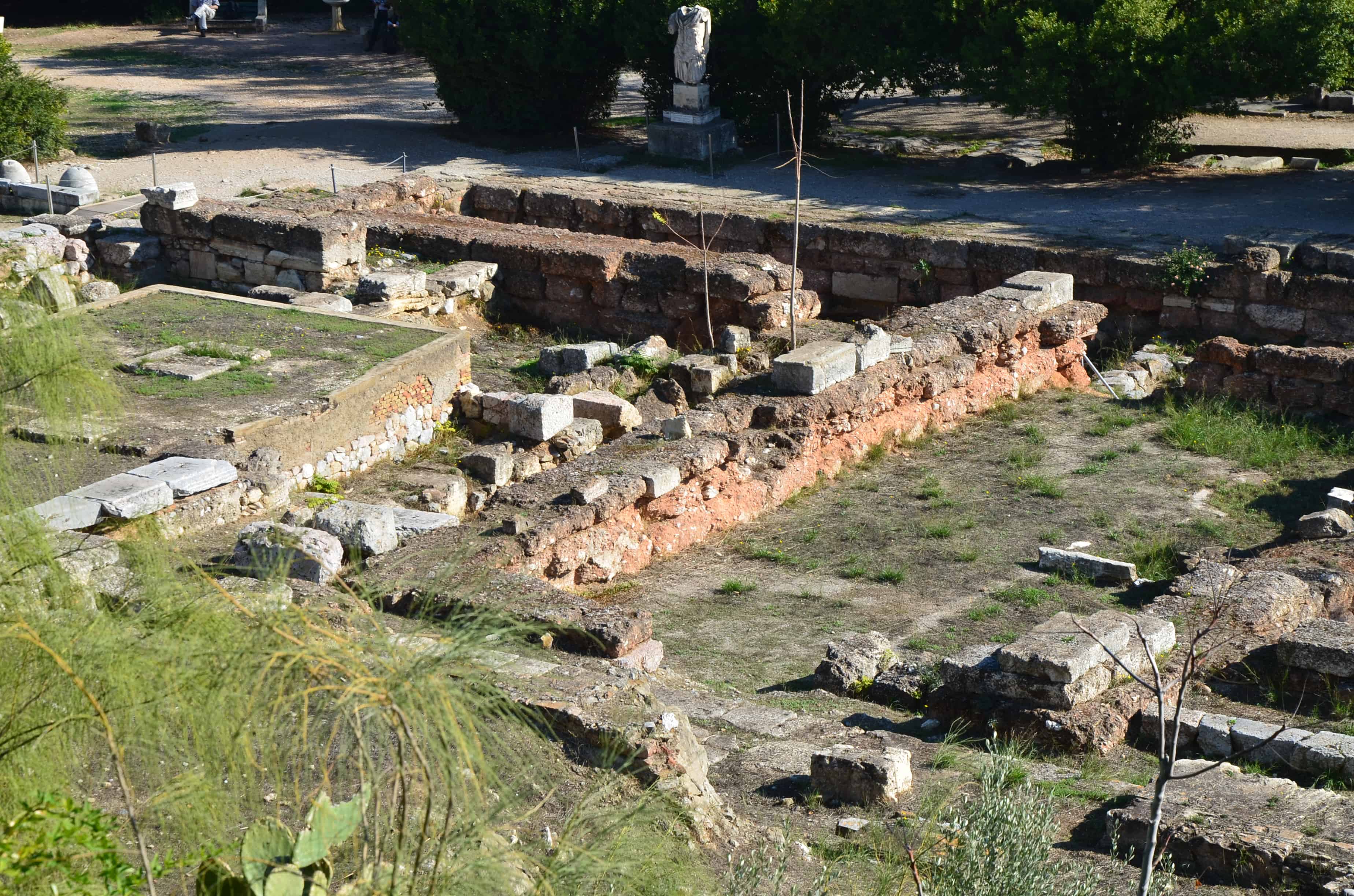 Old Bouleuterion / Metroon at the Agora in Athens, Greece