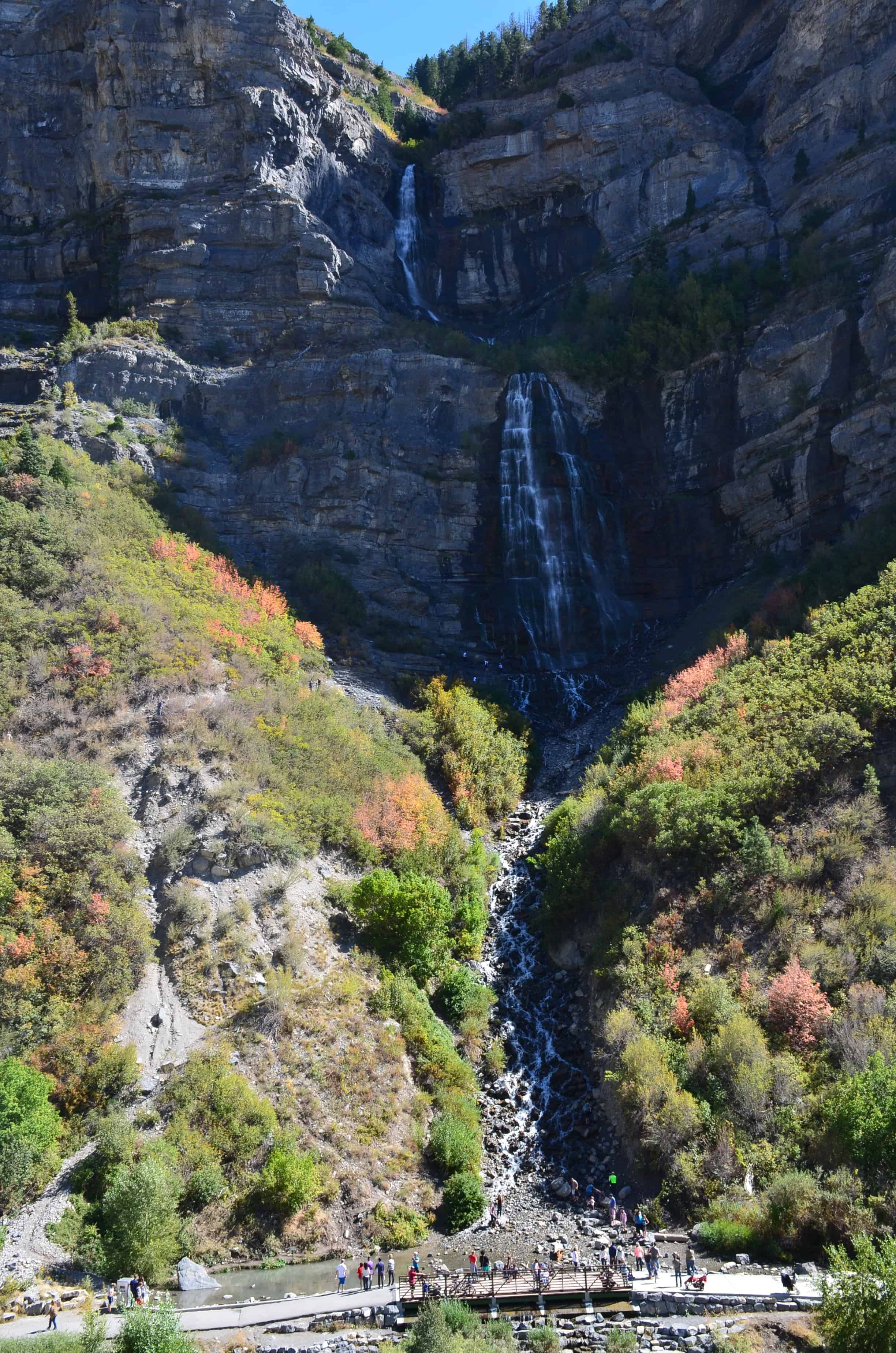 Bridal Veil Falls in Utah