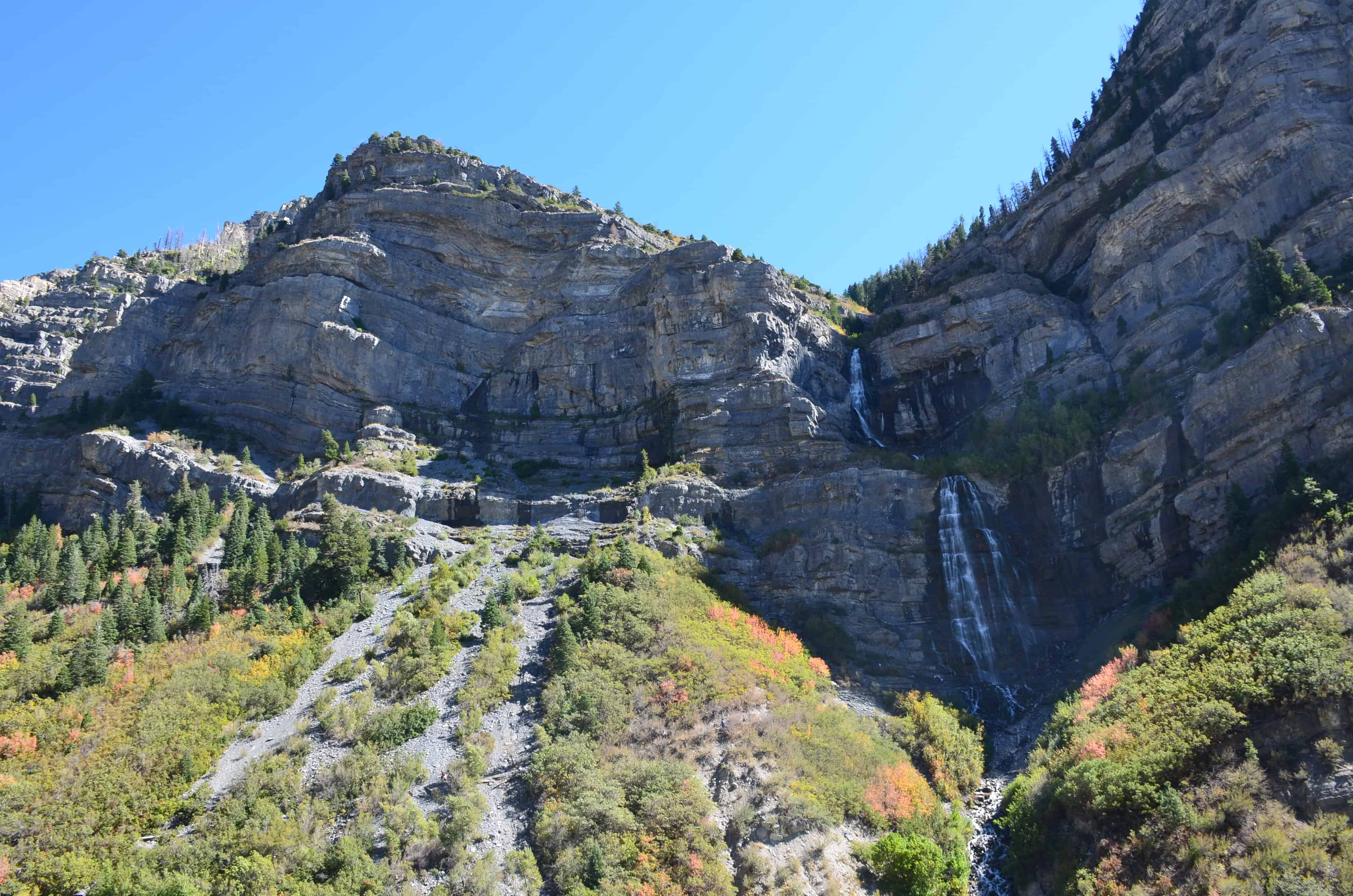 Bridal Veil Falls in Utah