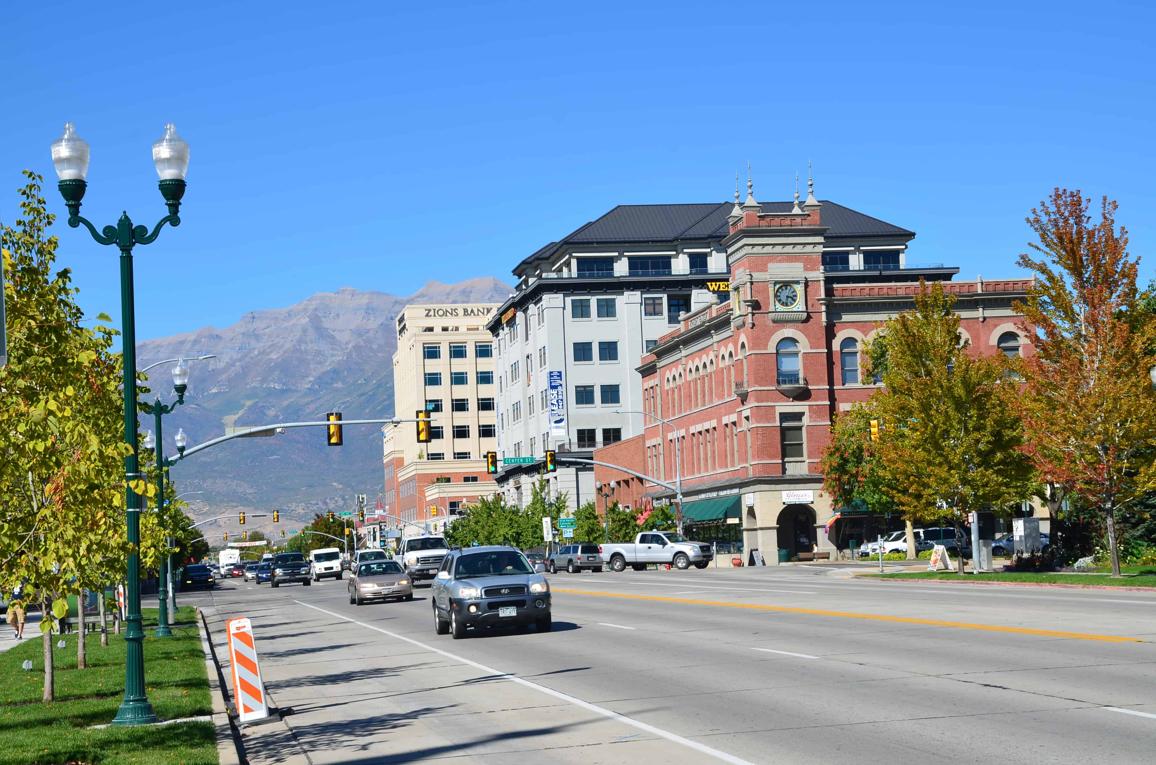 University Ave. in Provo, Utah