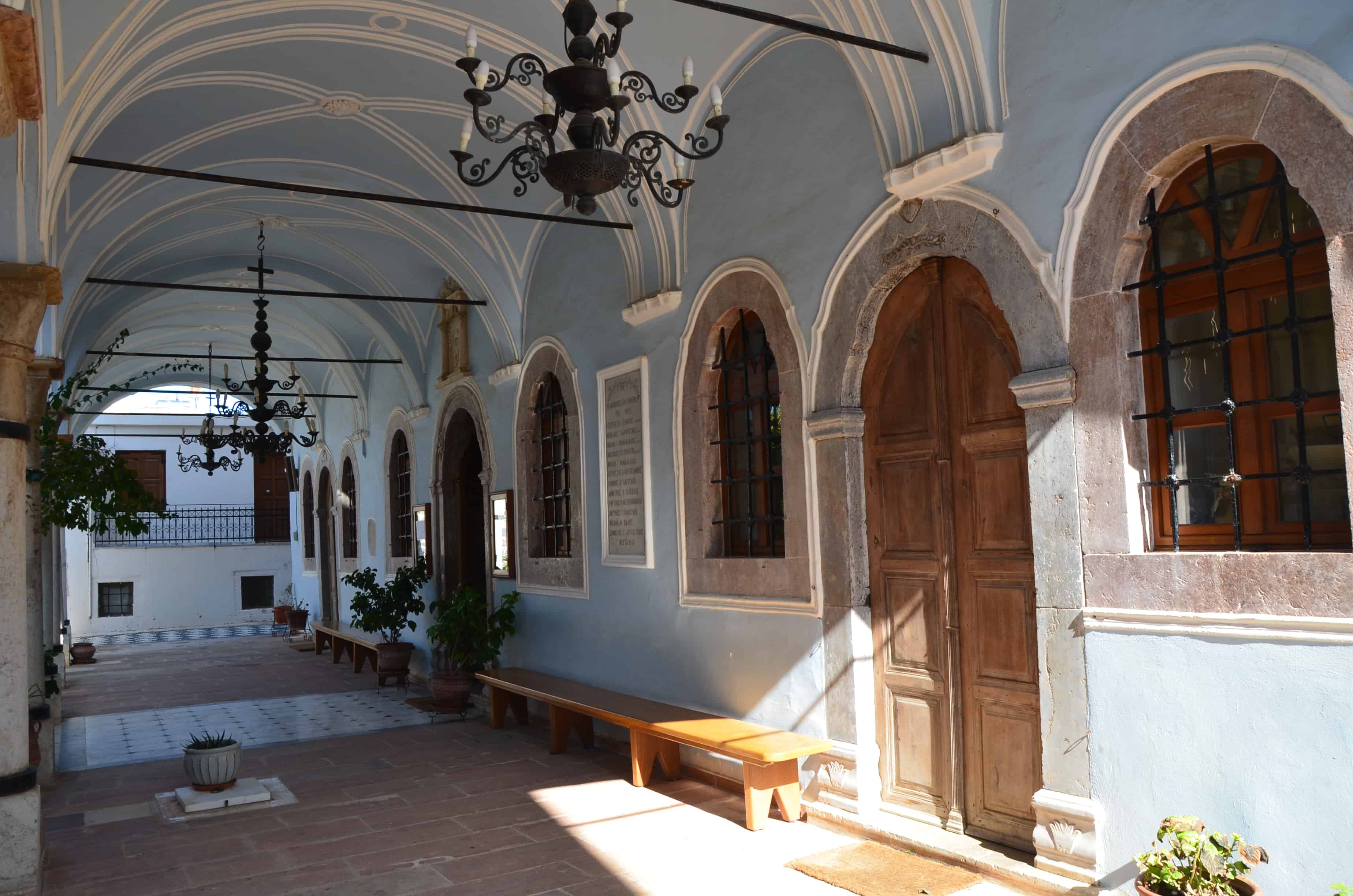 Taxiarchi Church in Mesta, Chios, Greece