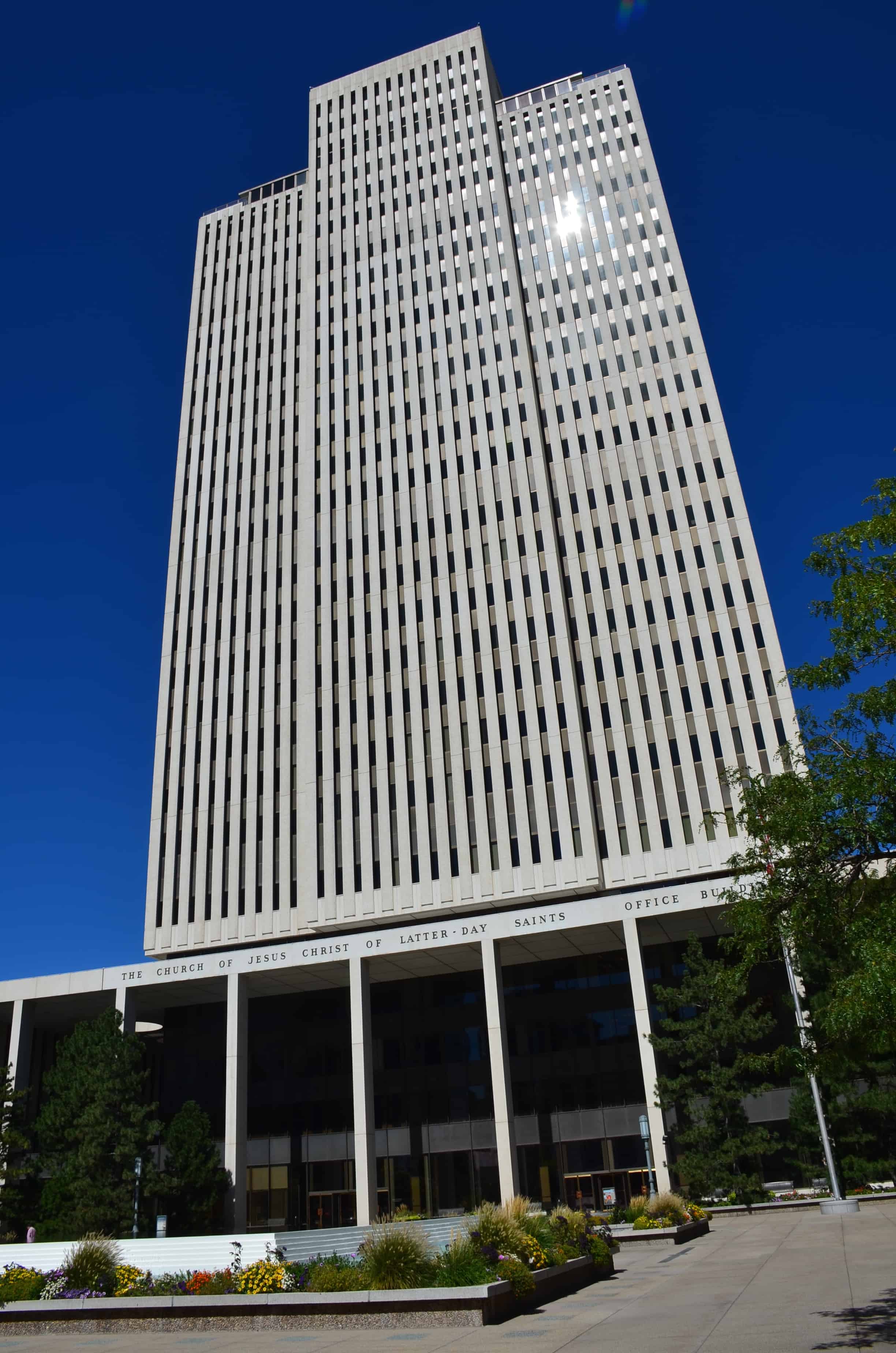 Church Office Building at Temple Square in Salt Lake City, Utah