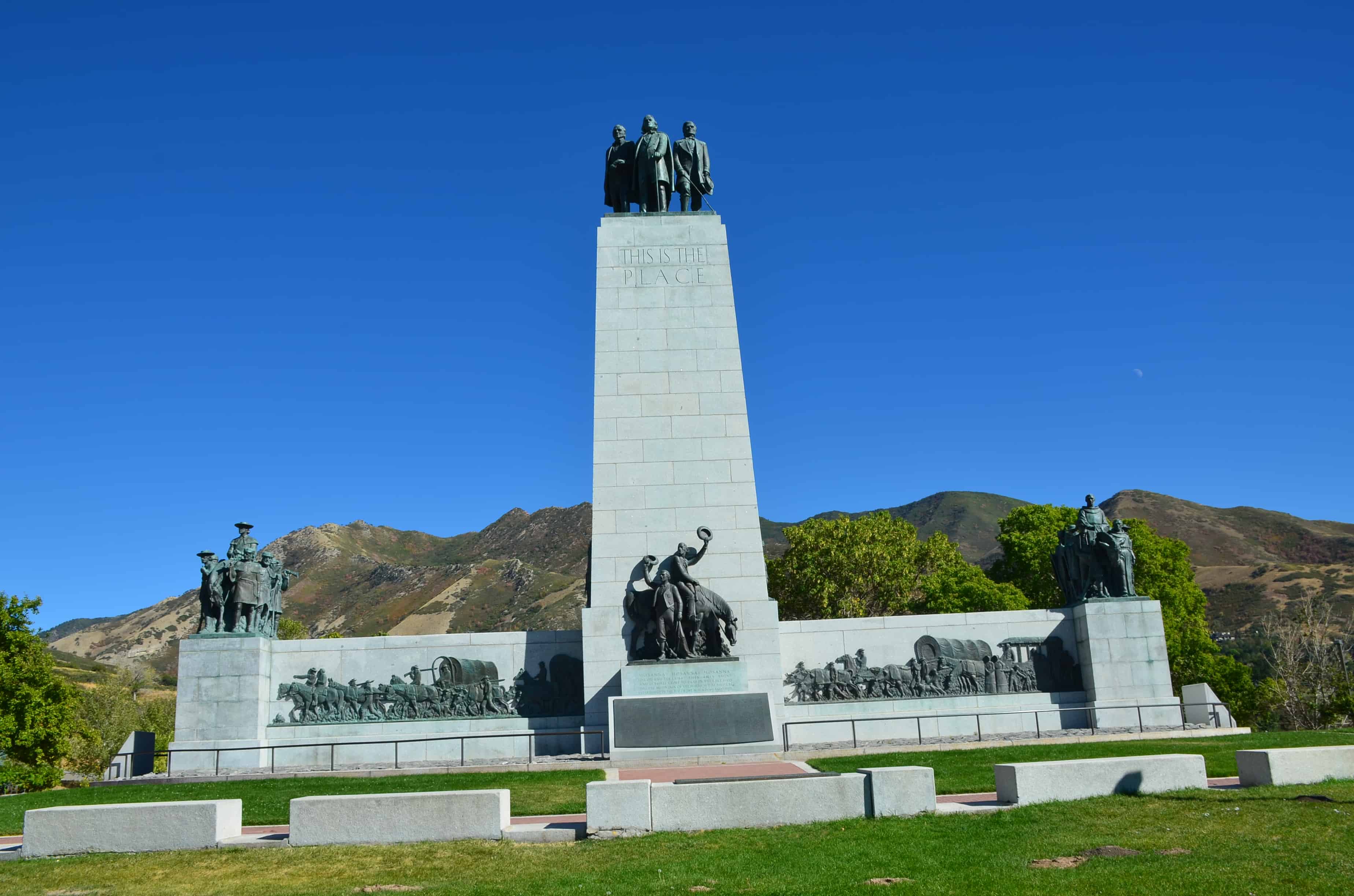 This Is the Place Monument in Salt Lake City, Utah
