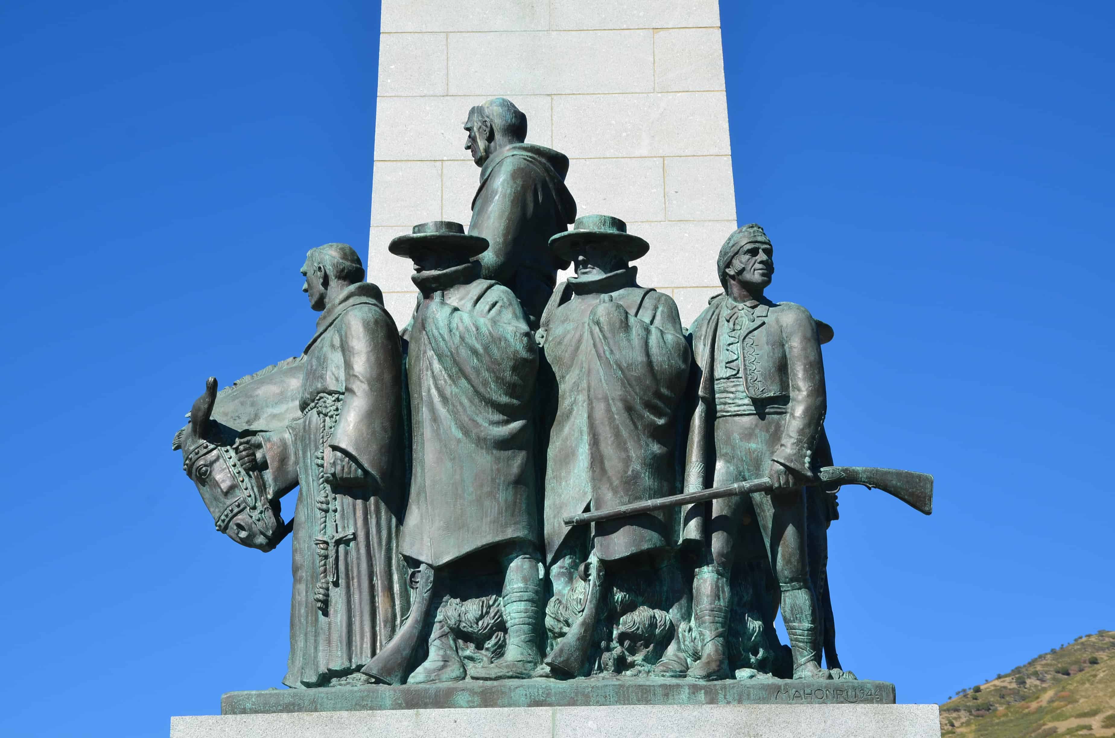 Domínguez-Escalante Expedition on the This Is the Place Monument in Salt Lake City, Utah