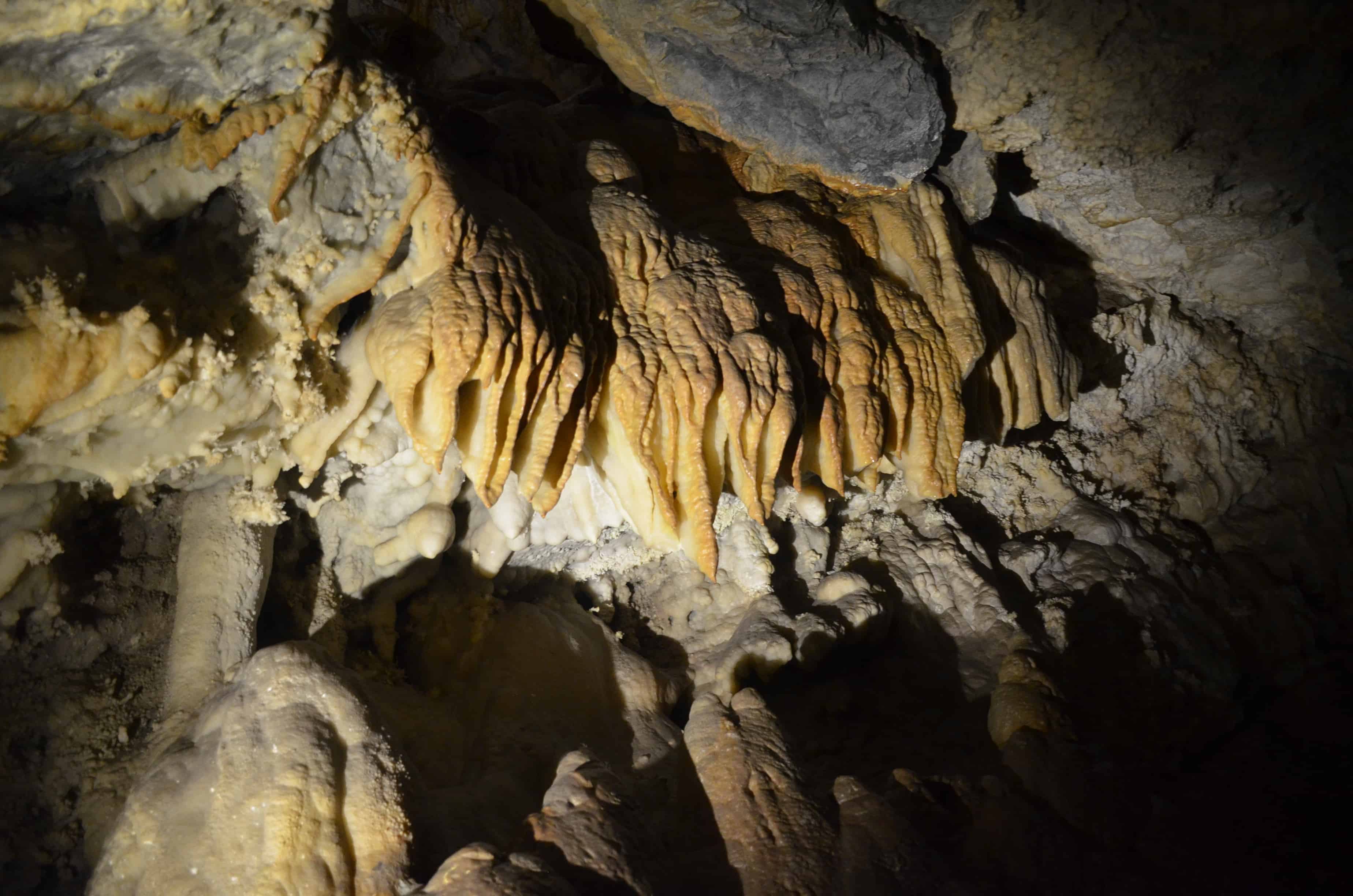 Cave formations at Timpanogos Cave National Monument, Utah