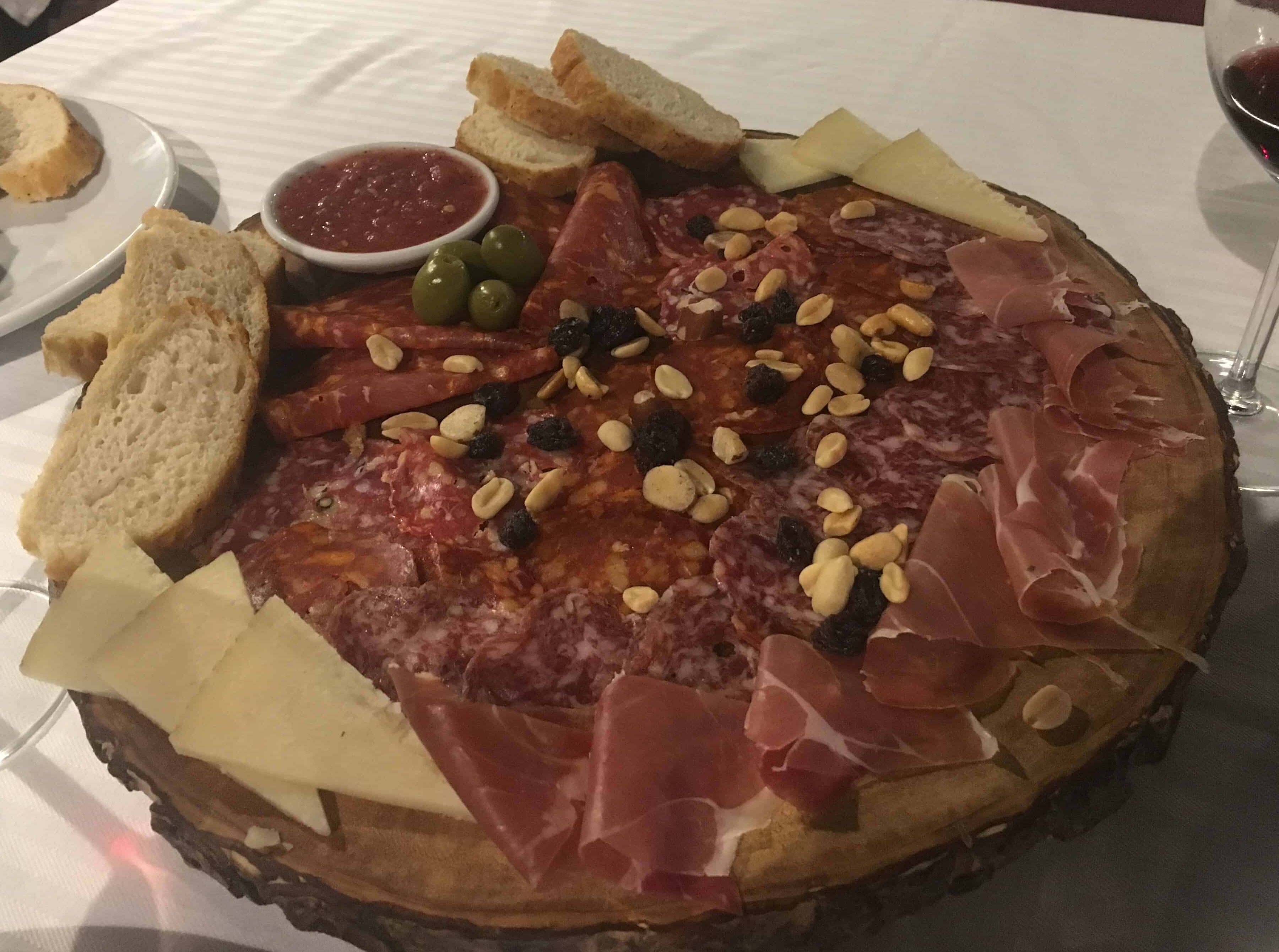 Spanish meats and cheese at Vuestro