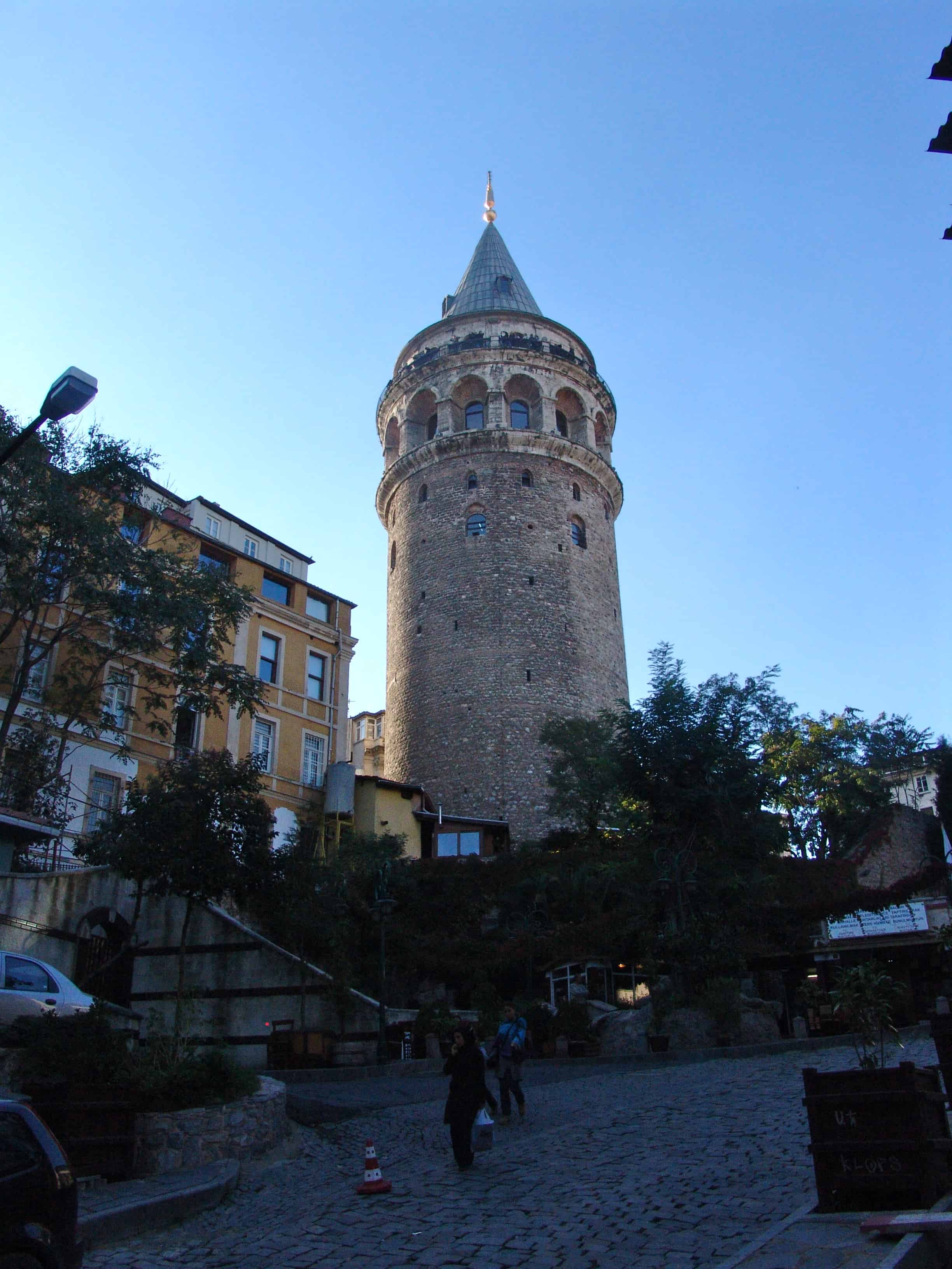 Galata Tower in Beyoğlu, Istanbul, Turkey