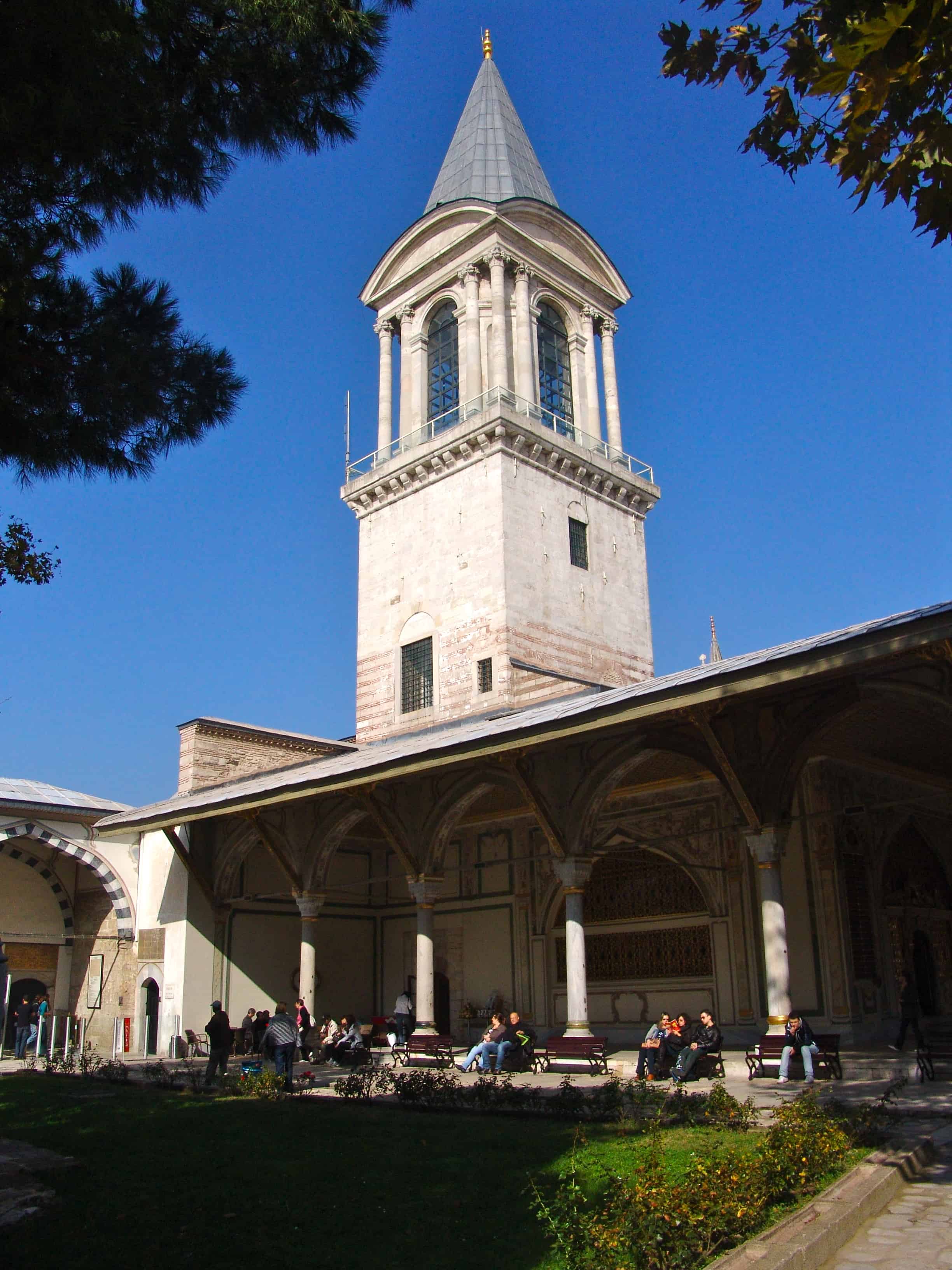 Tower of Justice at Topkapi Palace in Istanbul, Turkey