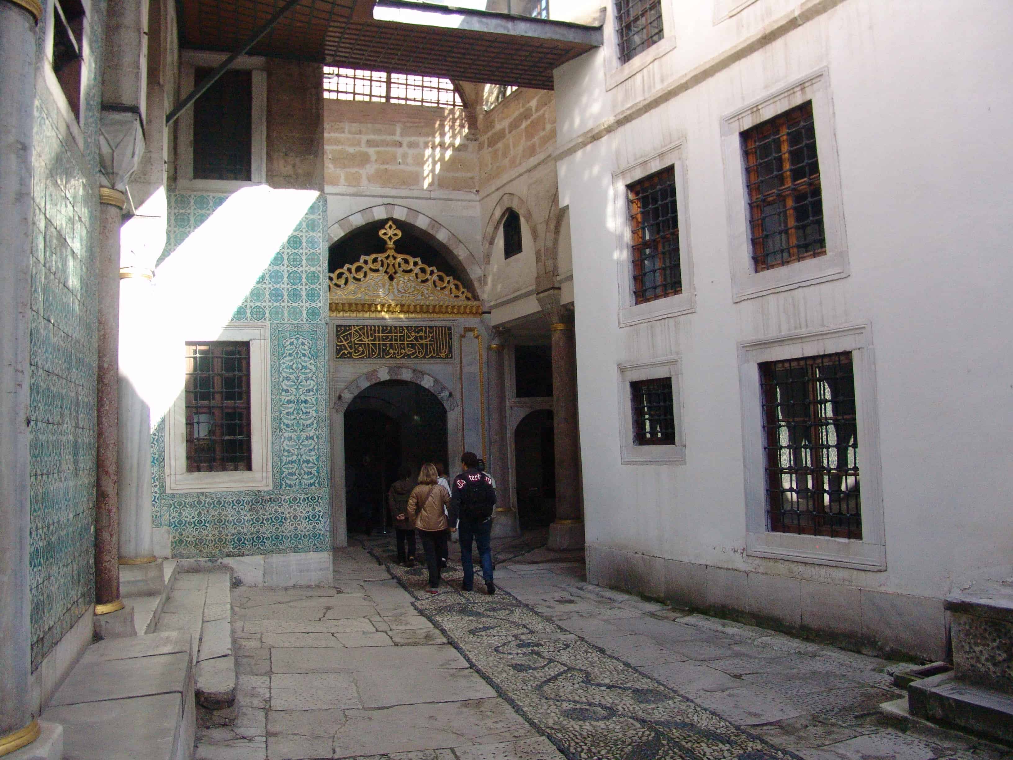 Main Gate in the Imperial Harem at Topkapi Palace in Istanbul, Turkey