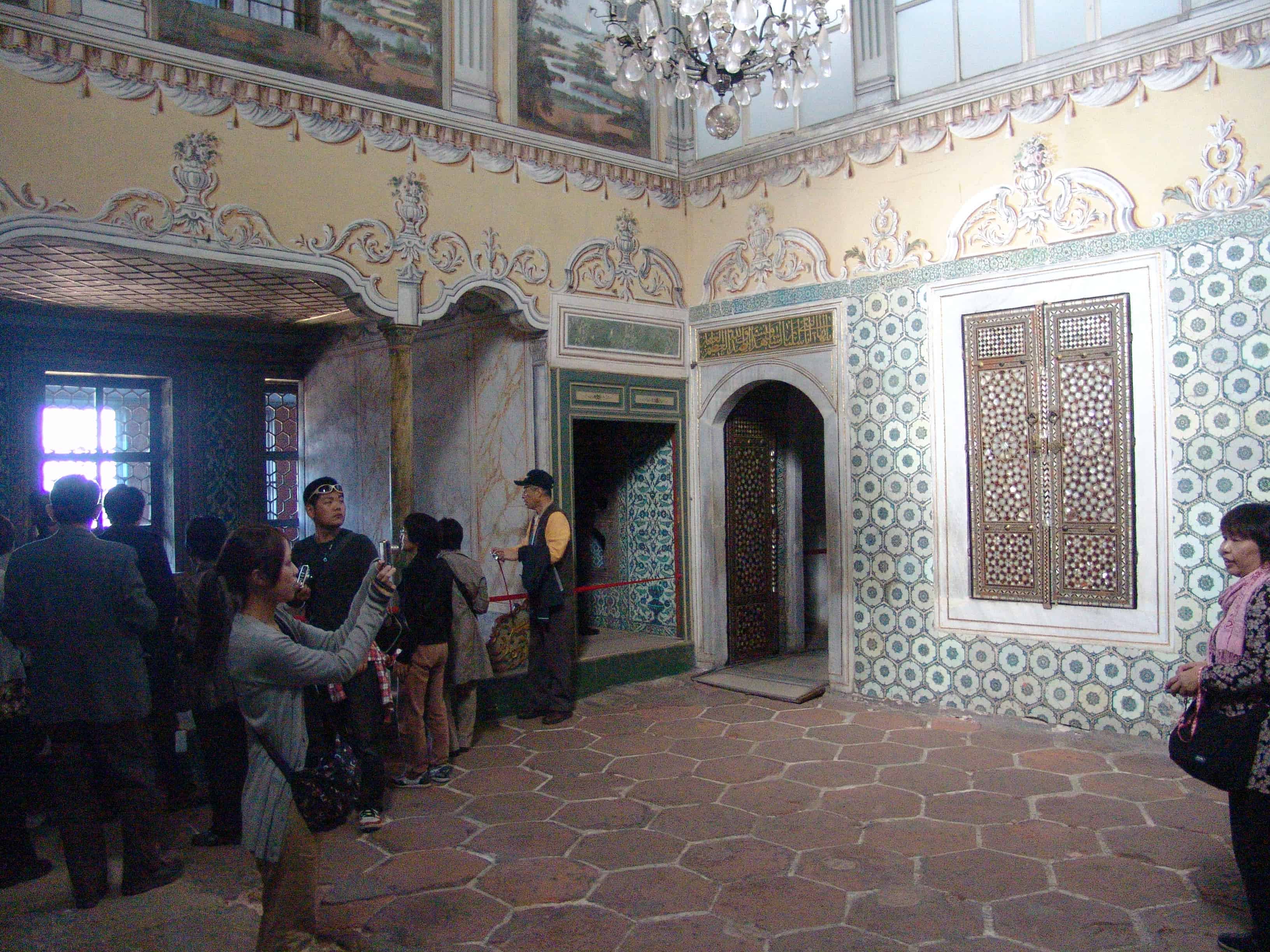 Apartments of the Queen Mother in the Imperial Harem at Topkapi Palace in Istanbul, Turkey