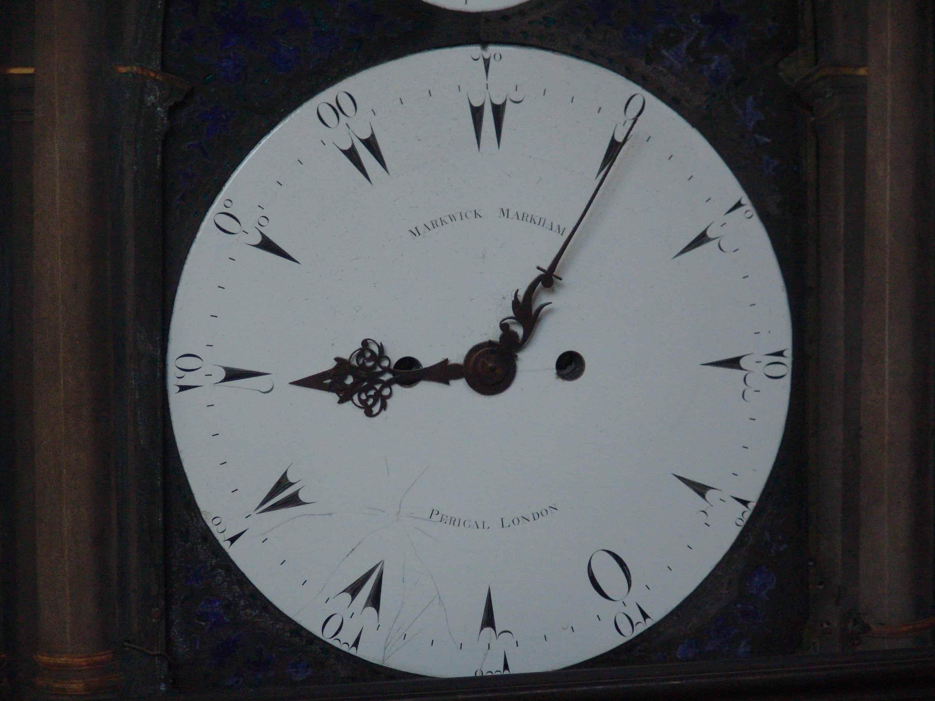A clock given by Queen Victoria in the Imperial Hall