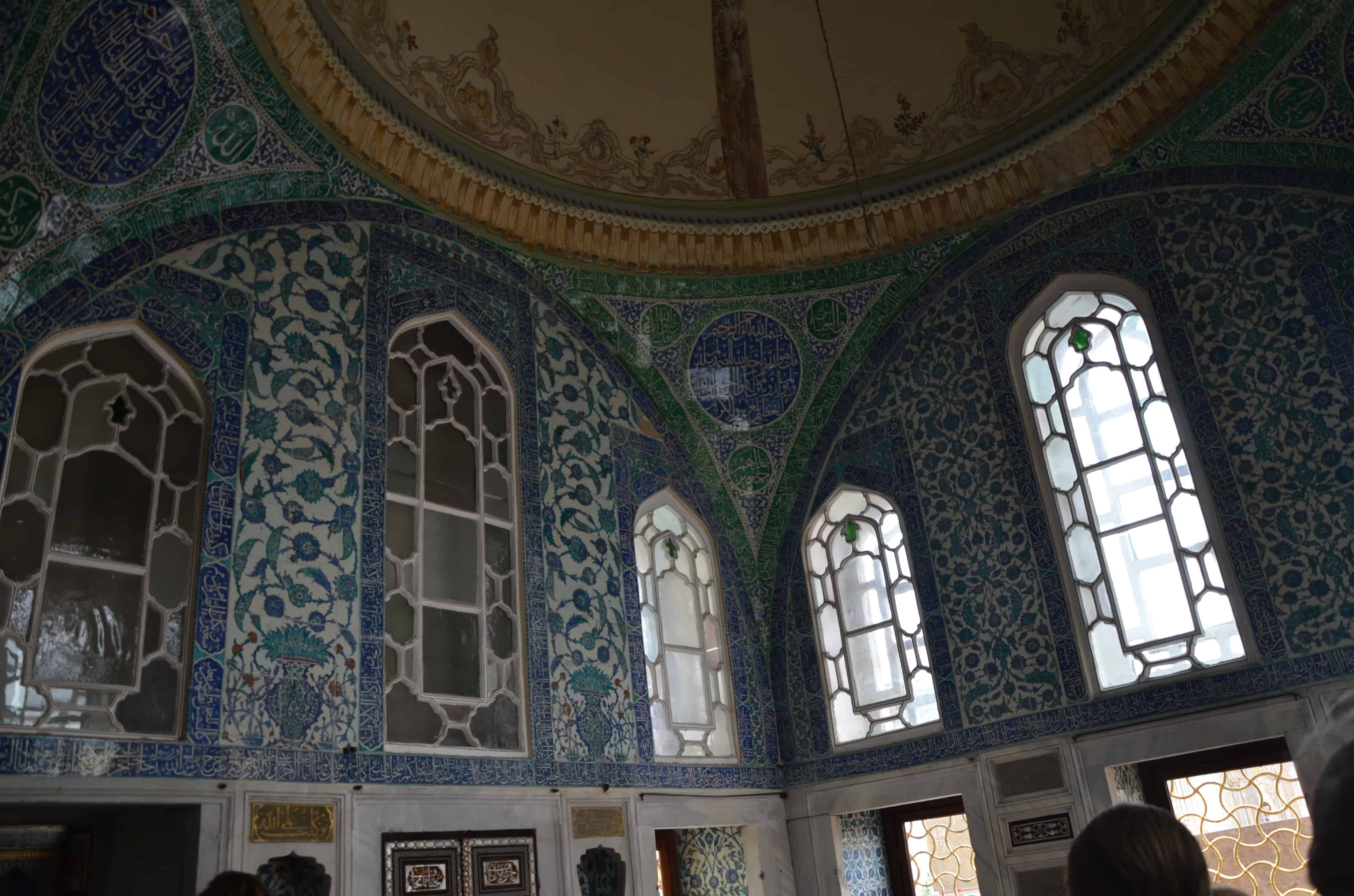 Privy Chamber of Ahmed I in the Imperial Harem at Topkapi Palace in Istanbul, Turkey