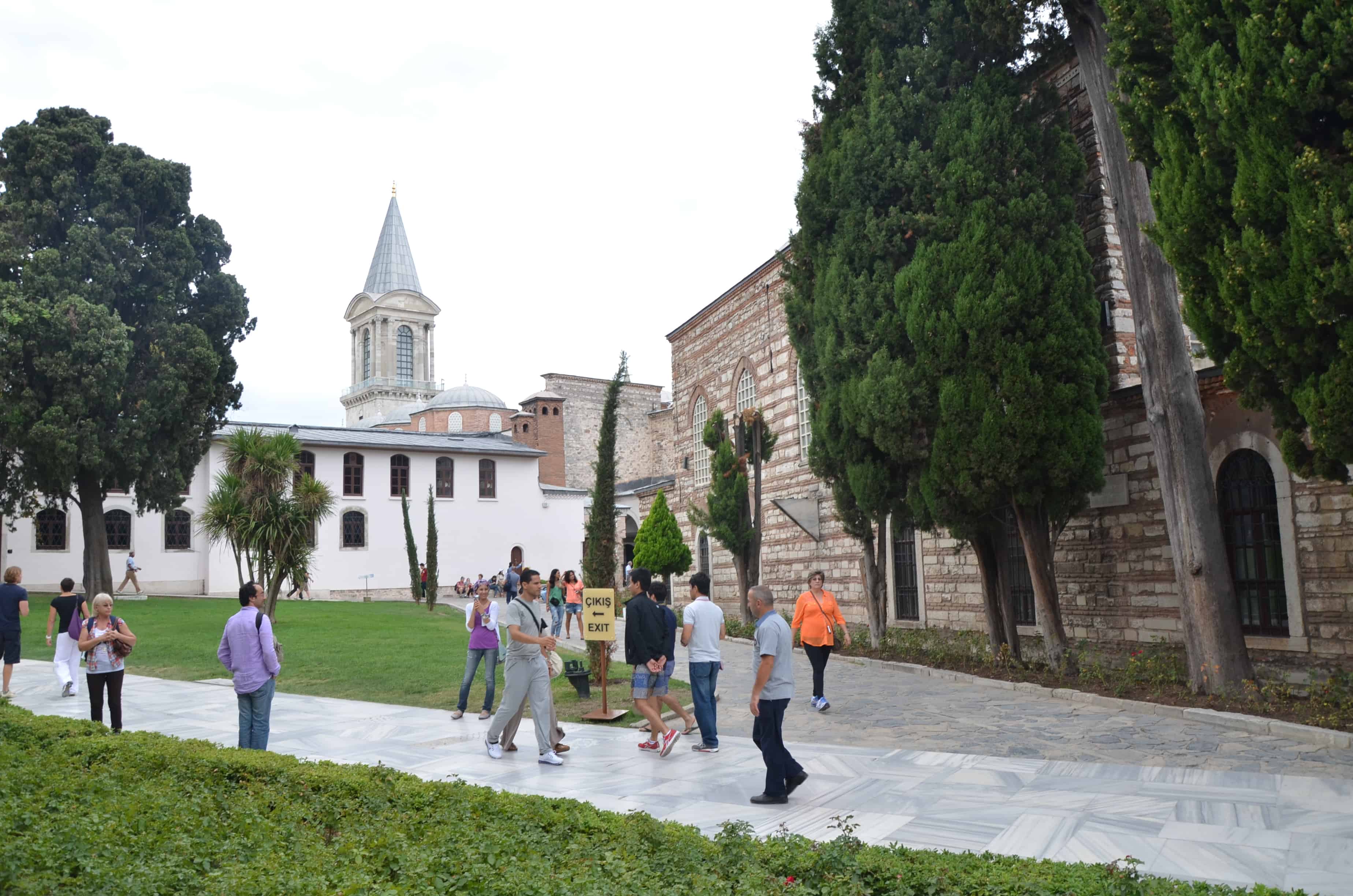 3rd Courtyard at Topkapi Palace in Istanbul, Turkey