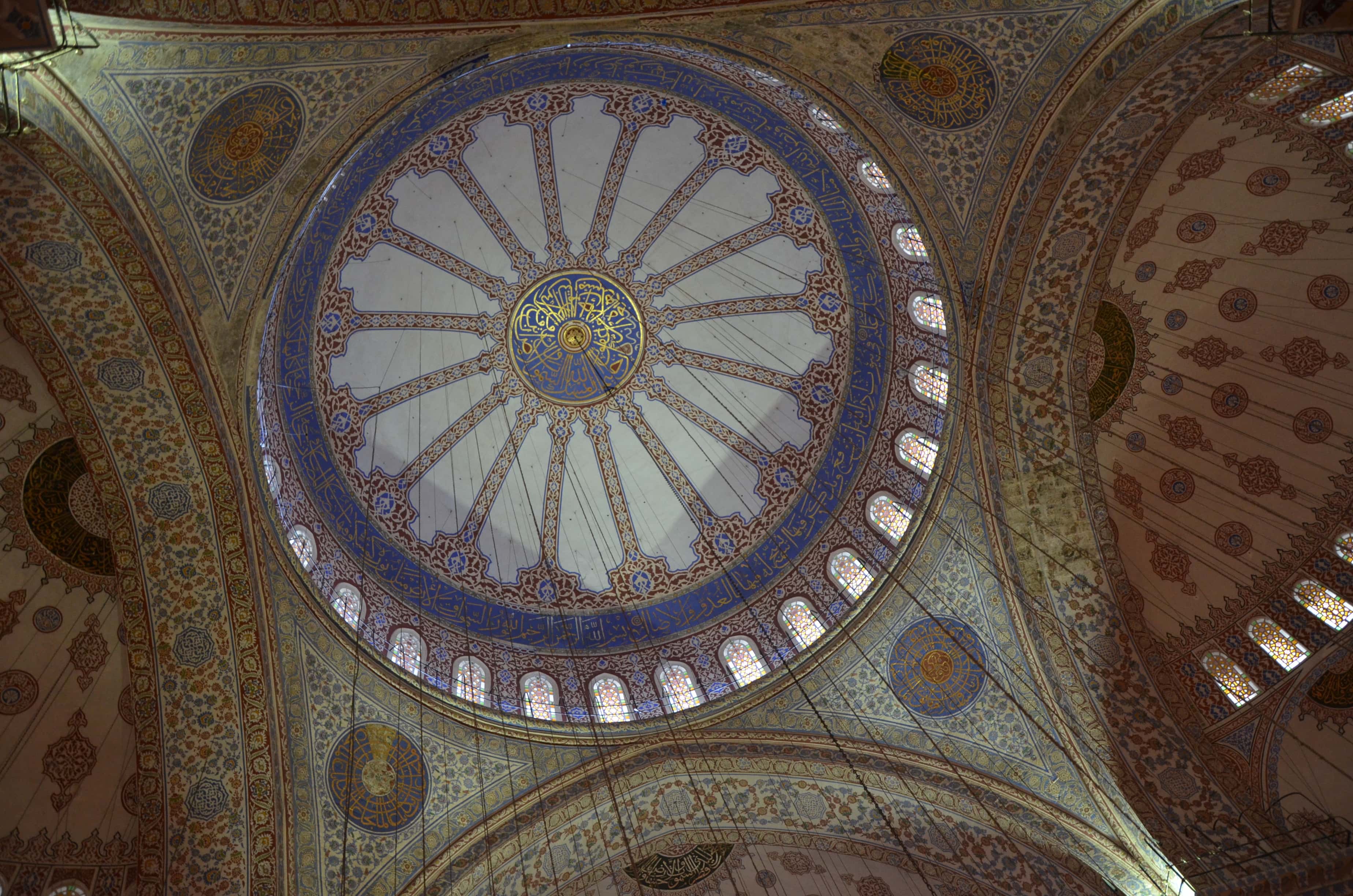 Dome of the Sultan Ahmet Camii (Blue Mosque) in Fatih, Istanbul, Turkey