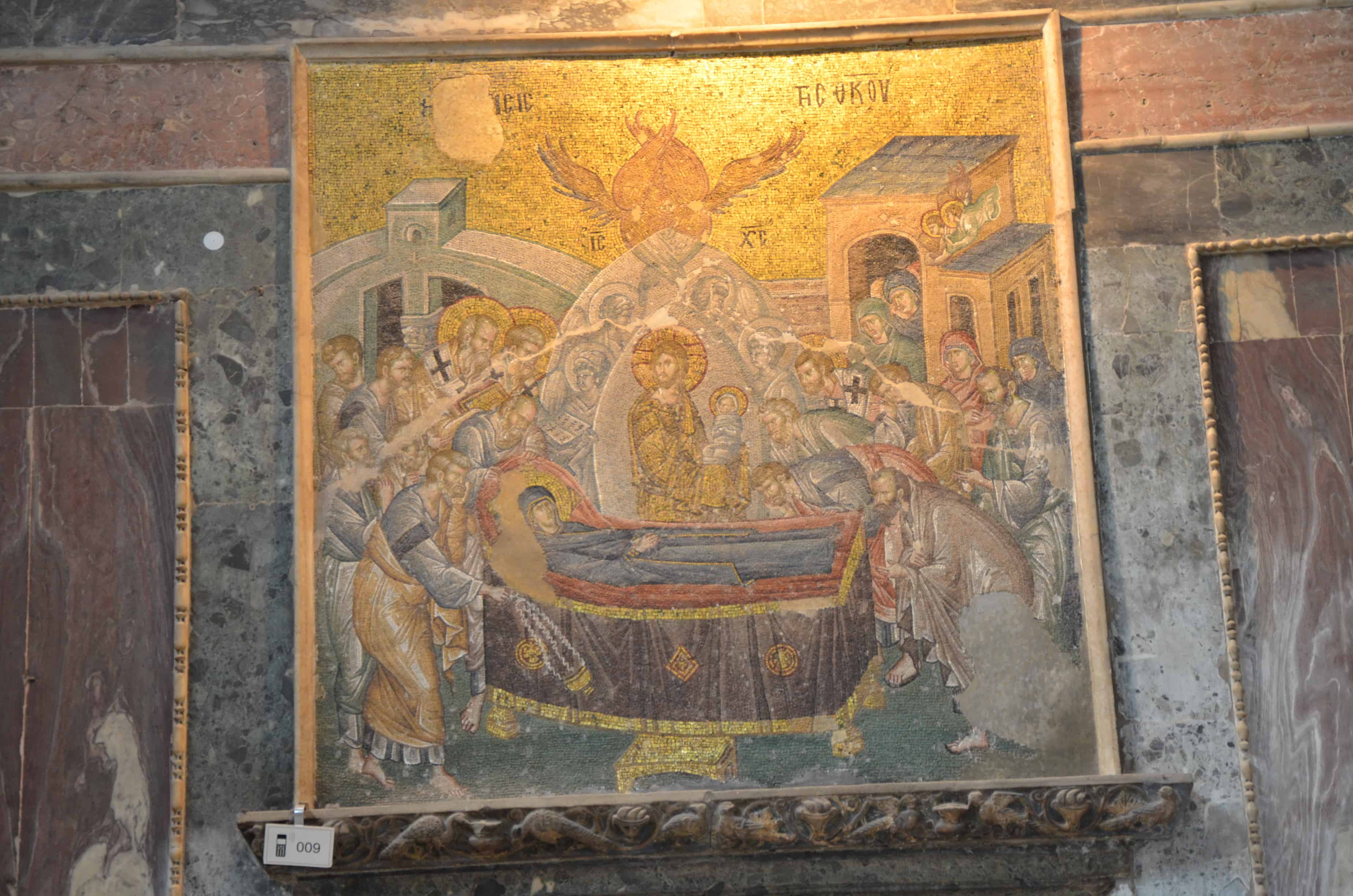 Dormition of the Virgin in the Nave at Chora Church in Edirnekapı, Istanbul, Turkey