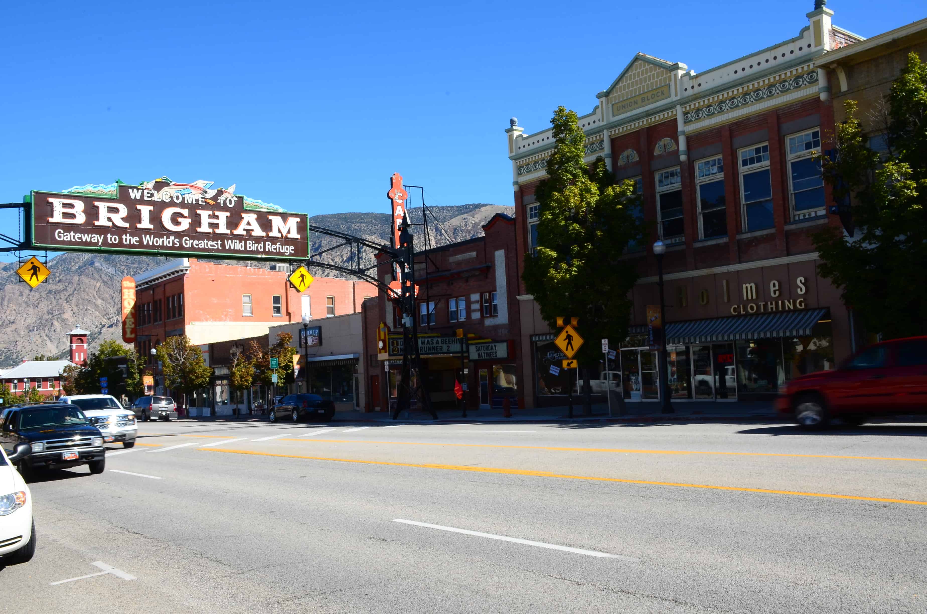 Main Street in Brigham City, Utah
