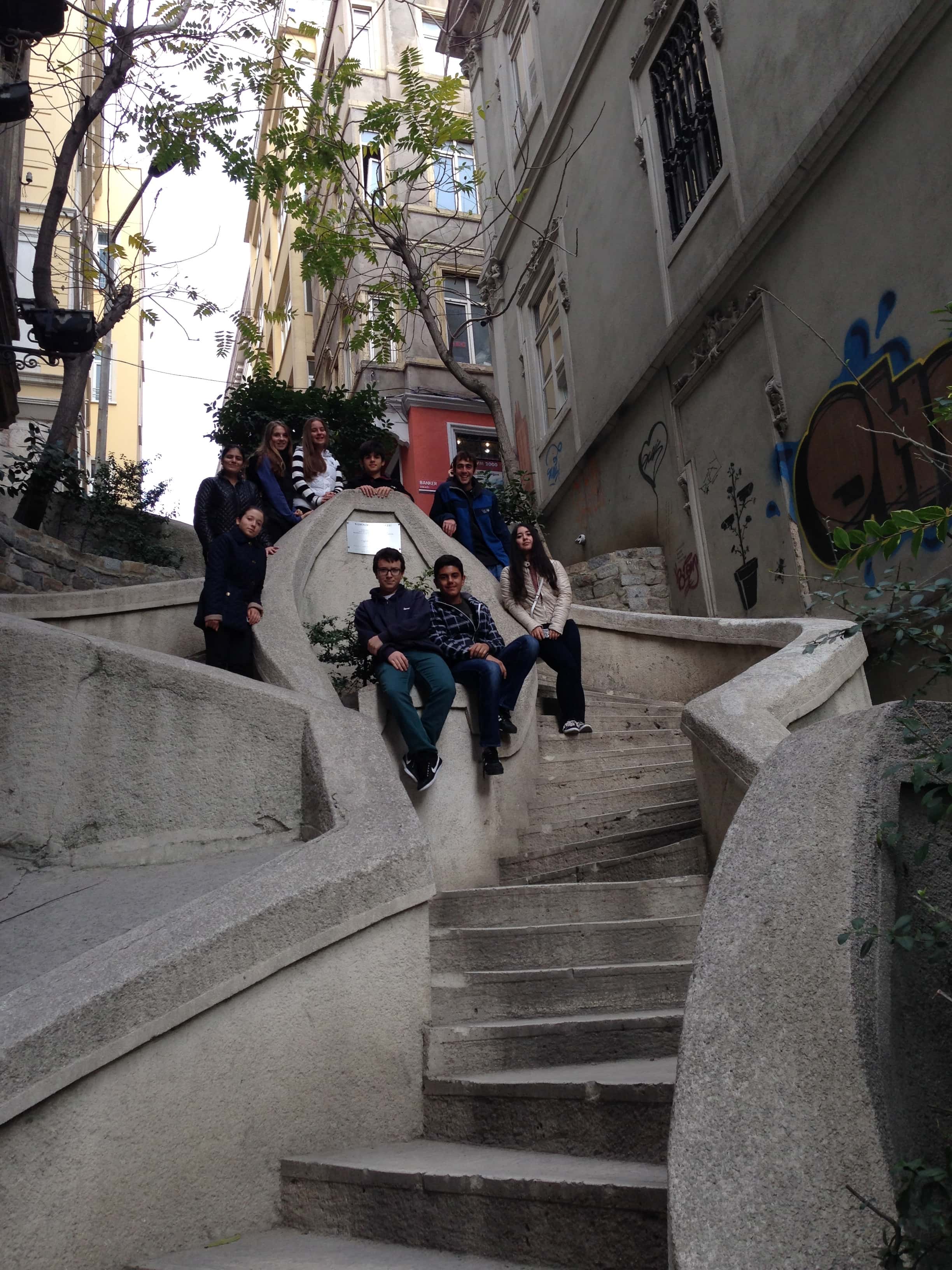 Kamondo Steps in Istanbul, Turkey