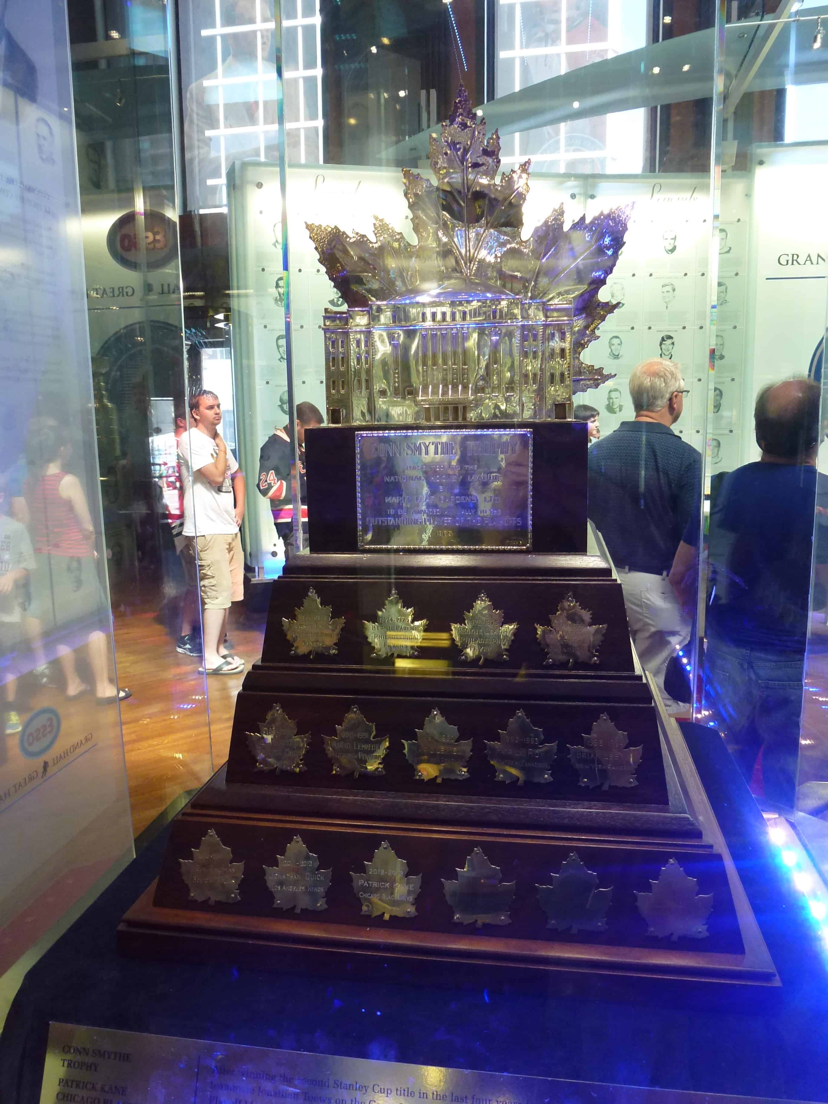 Conn Smythe Trophy at the Hockey Hall of Fame in Toronto, Ontario, Canada
