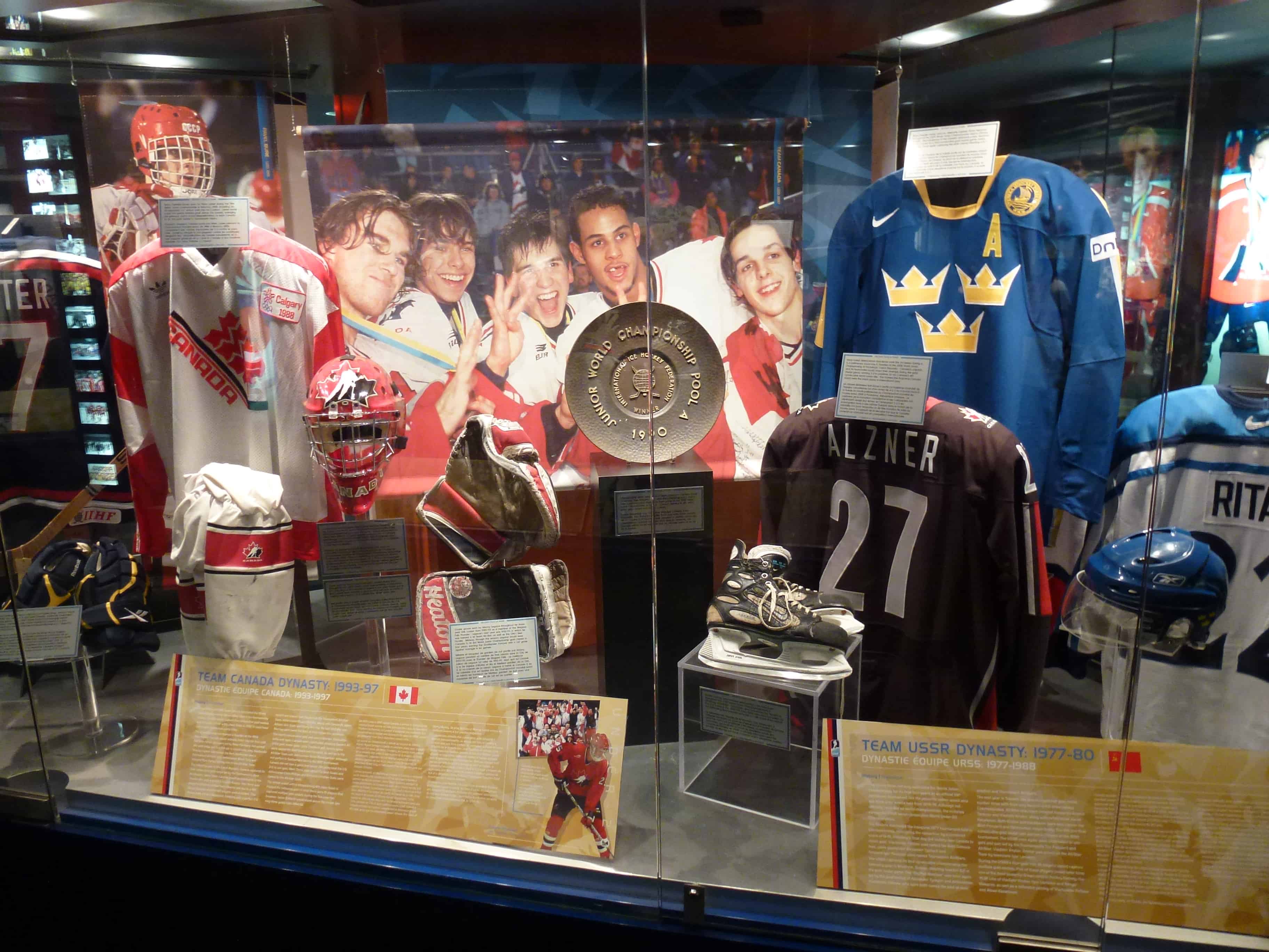 IIHF World Junior Championships at the Hockey Hall of Fame in Toronto, Ontario, Canada