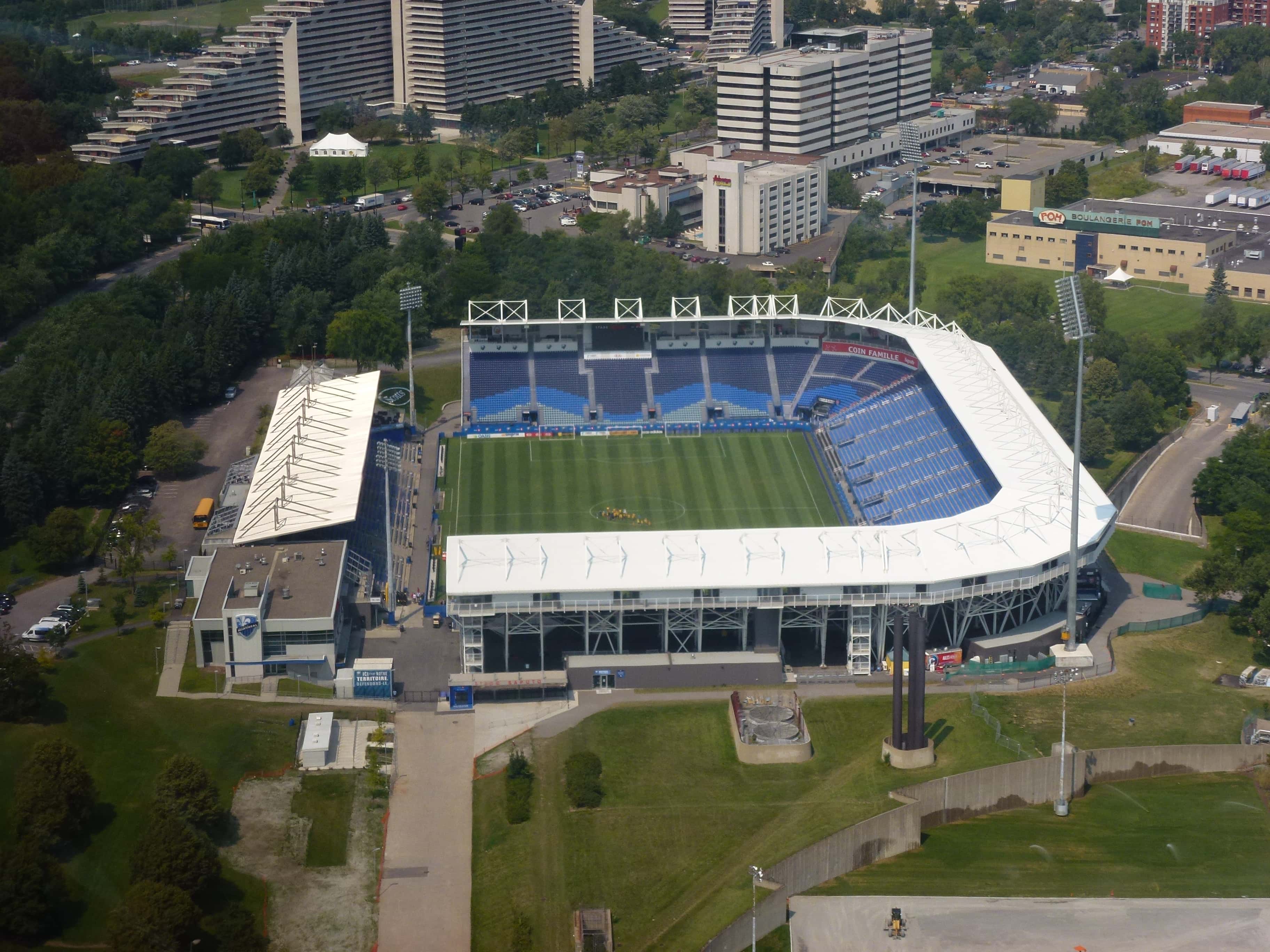 Saputo Stadium in Montréal, Québec, Canada