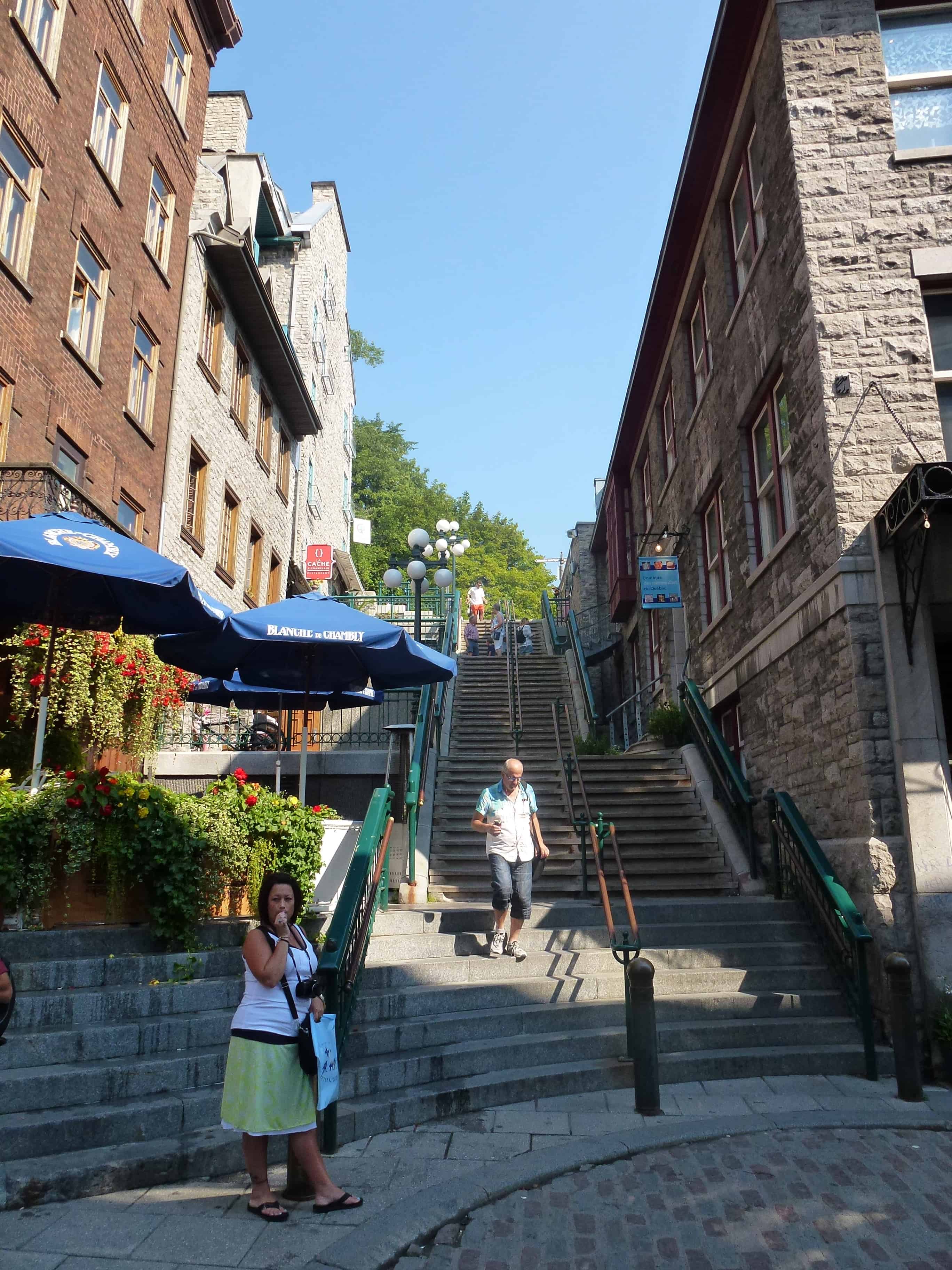 Escalier Casse-Cou in Québec, Canada
