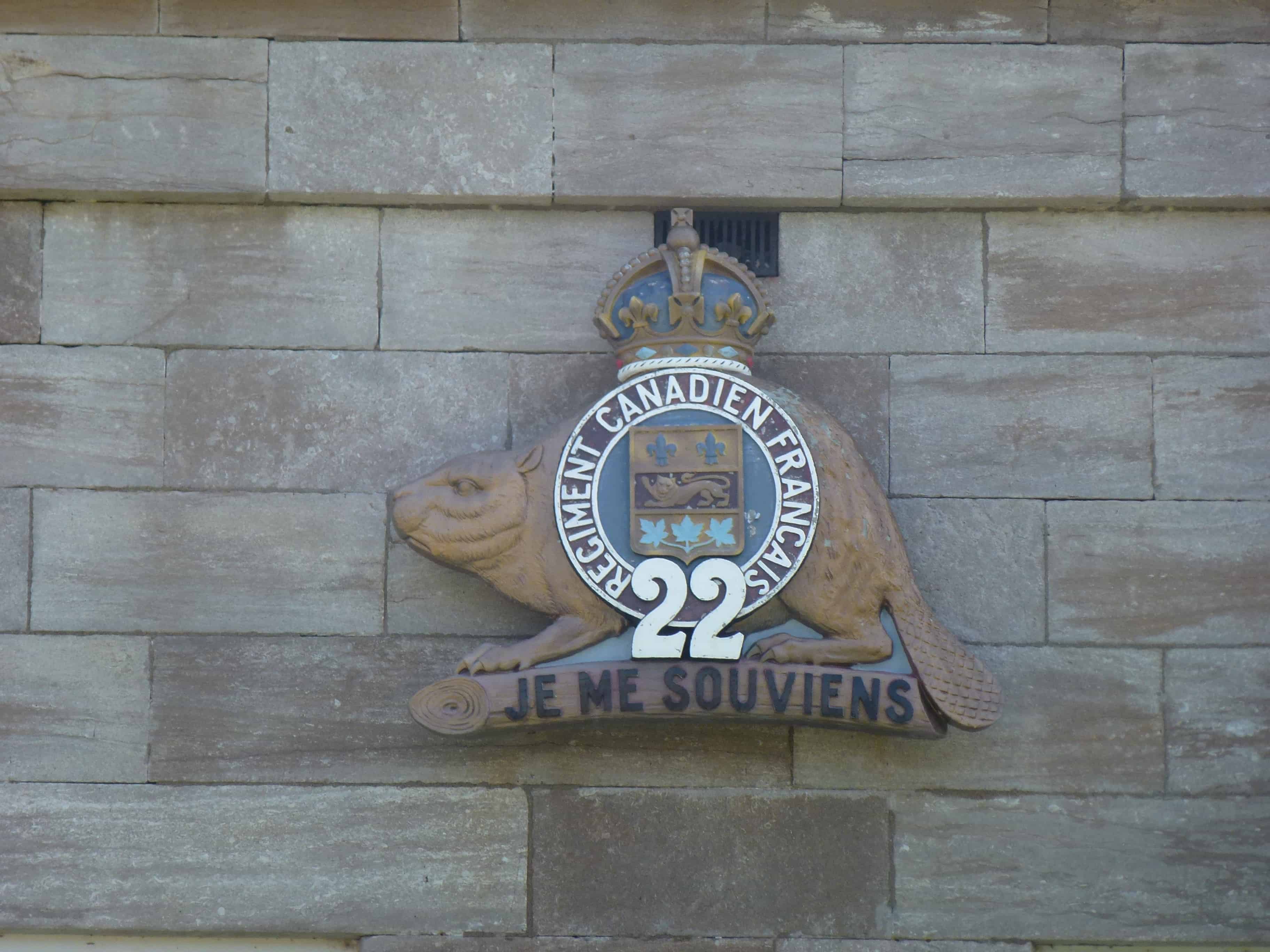 Royal 22e Régiment at La Citadelle de Québec, Canada