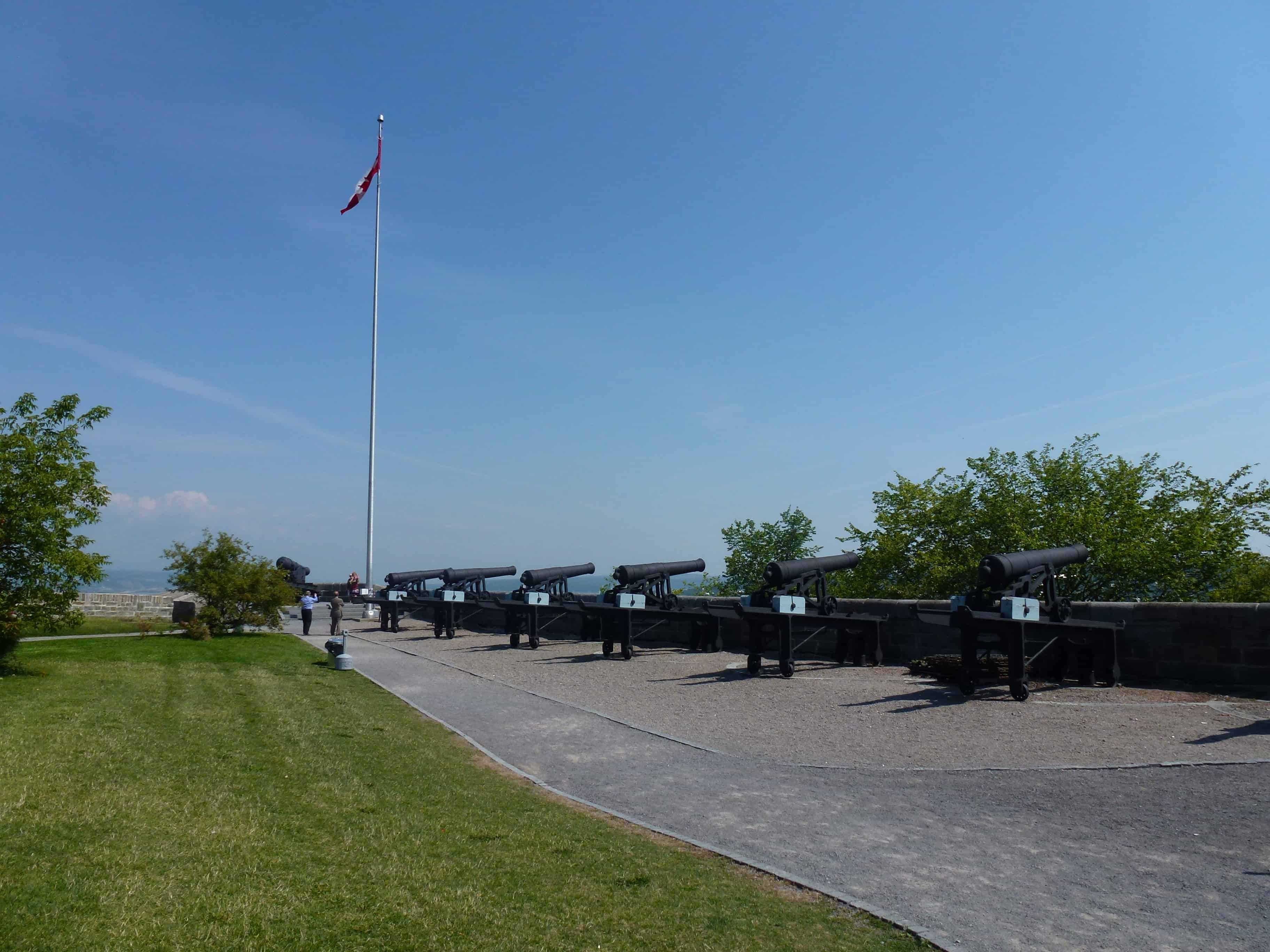 Cannons at La Citadelle de Québec, Canada
