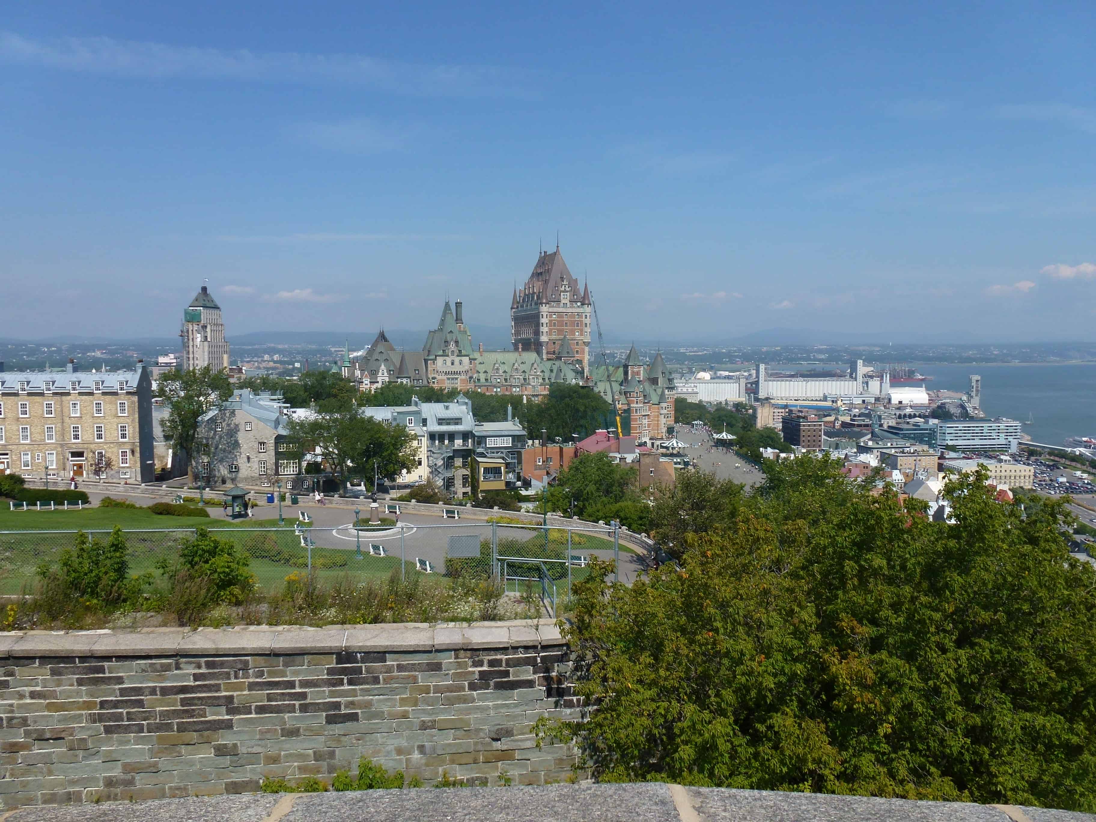 View of the Québec at La Citadelle de Québec, Canada