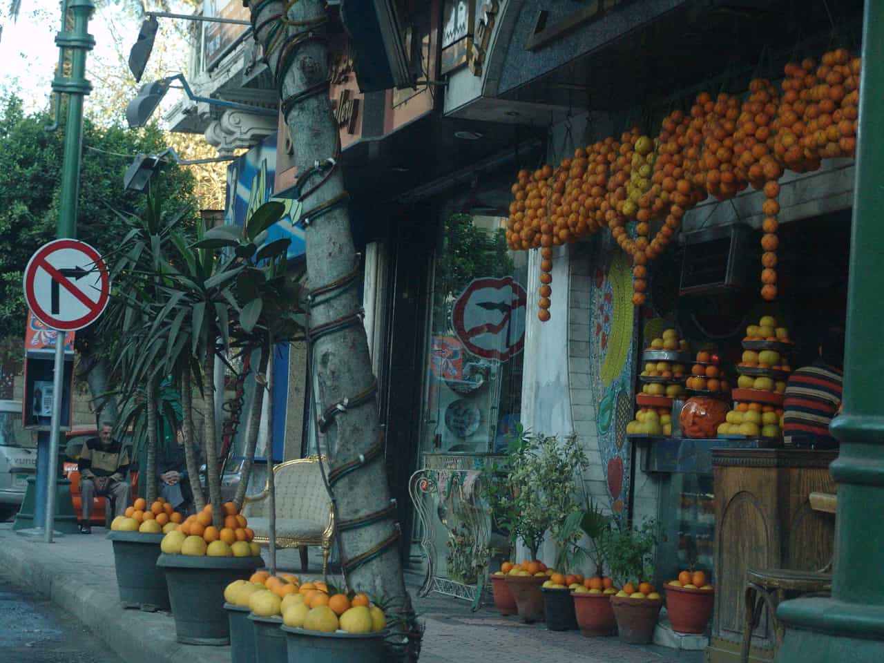 Fruit stand in Cairo, Egypt