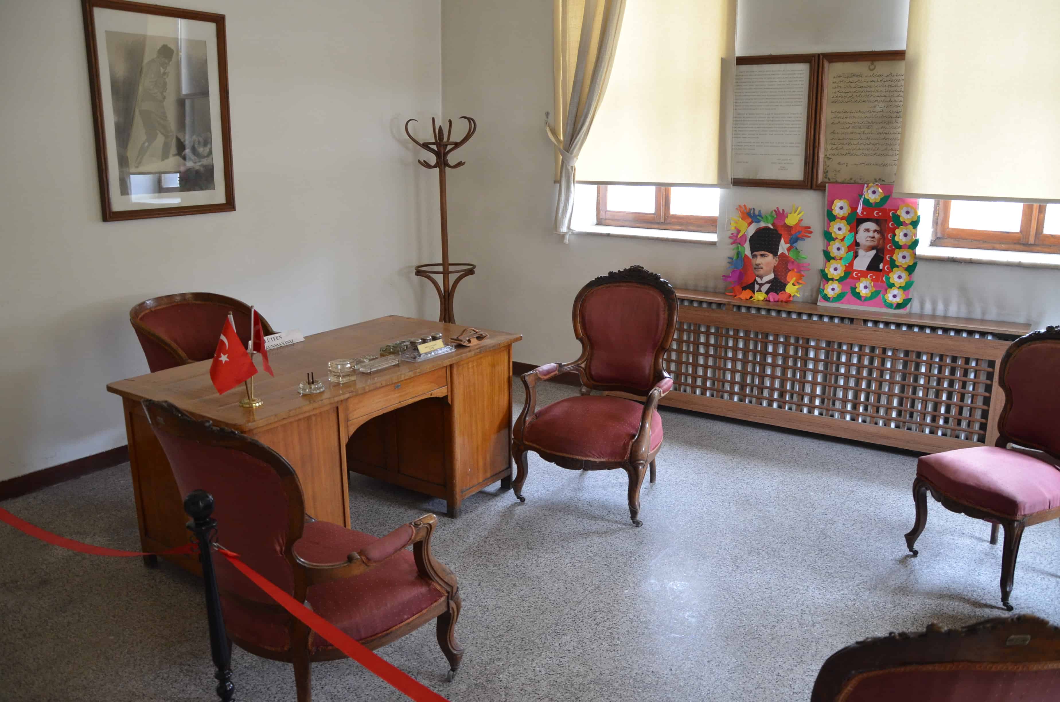 Atatürk's office at the Victory Museum