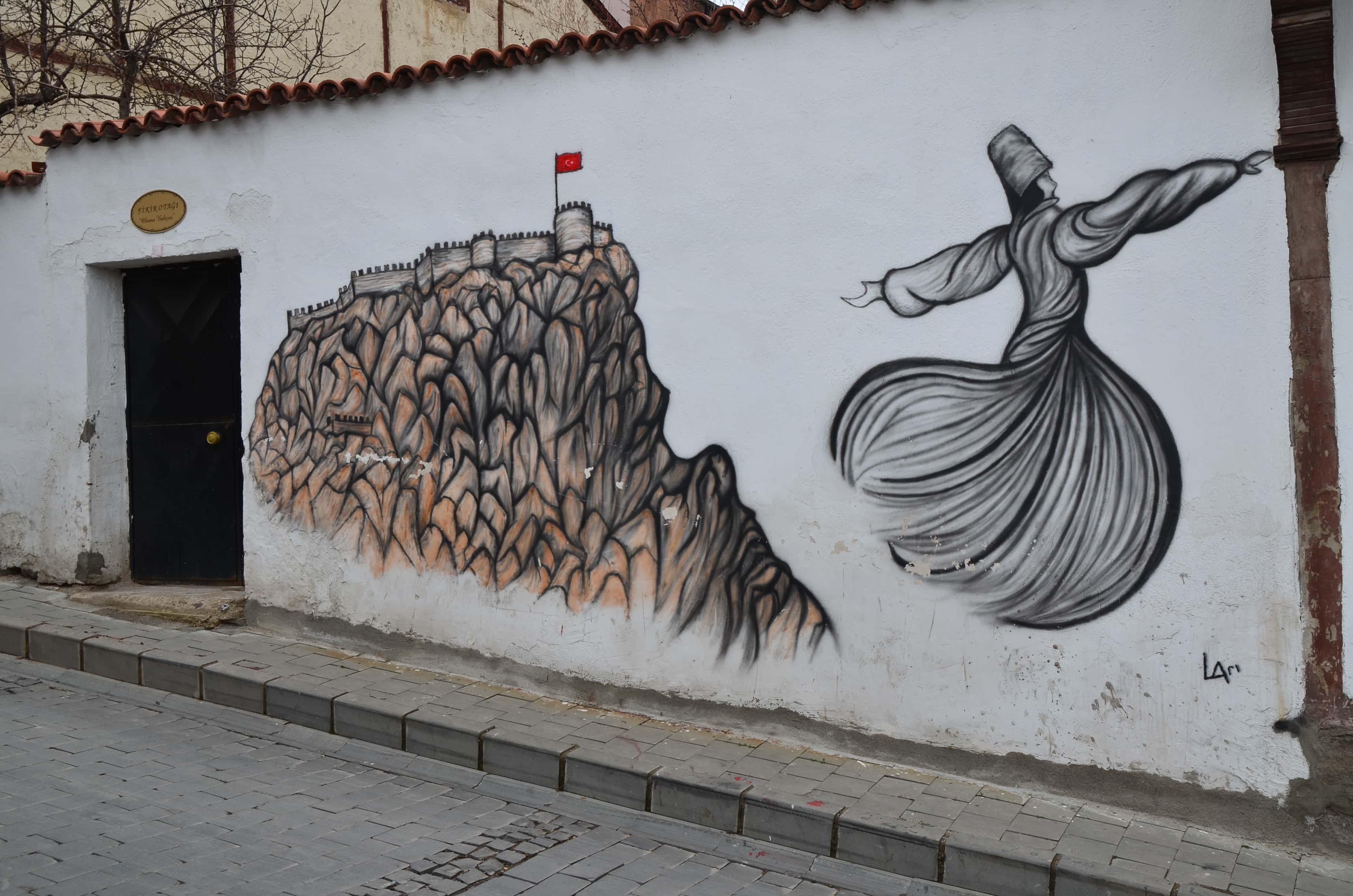 Afyon mural in Afyon, Turkey