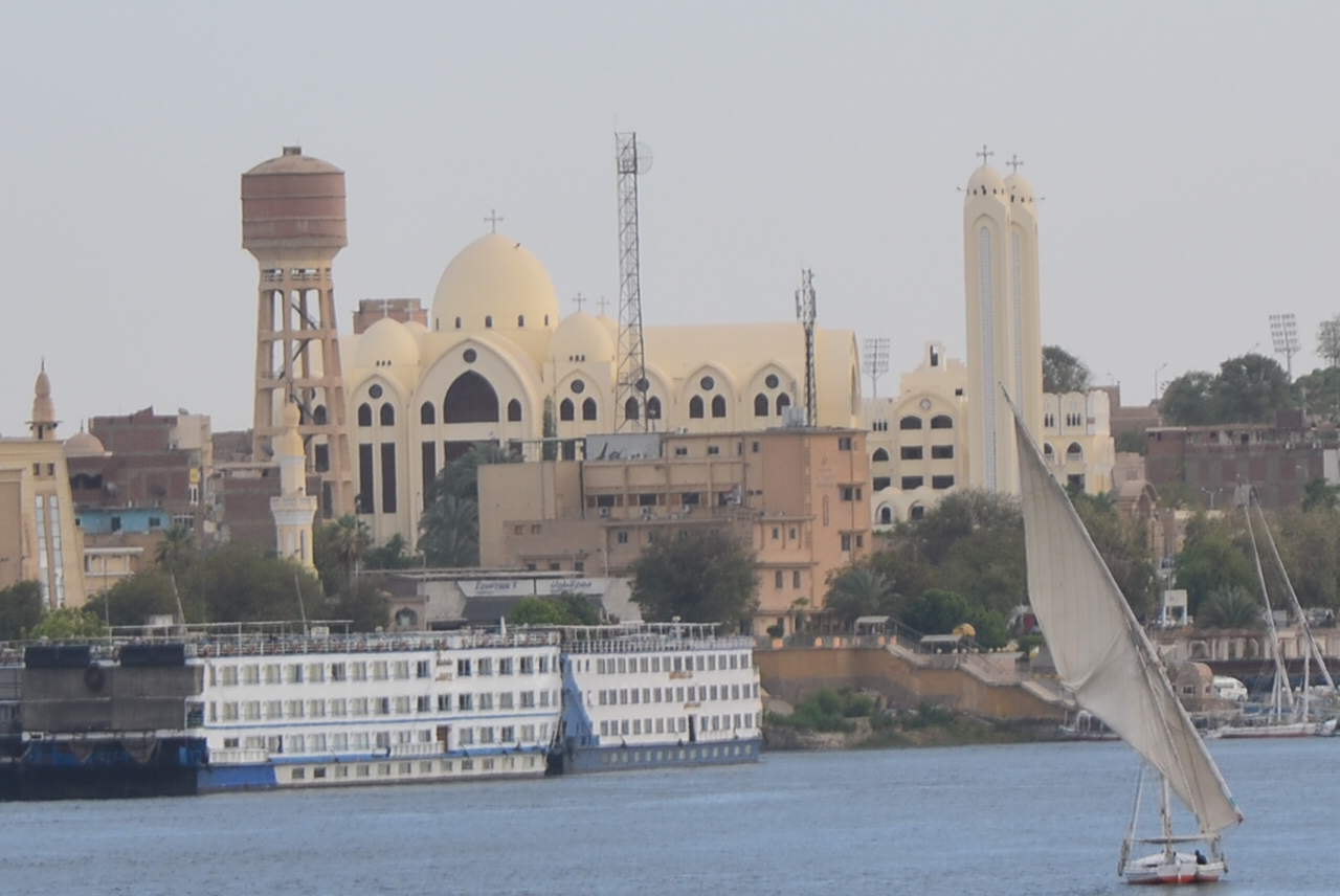Archangel Michael's Coptic Orthodox Cathedral in Aswan, Egypt