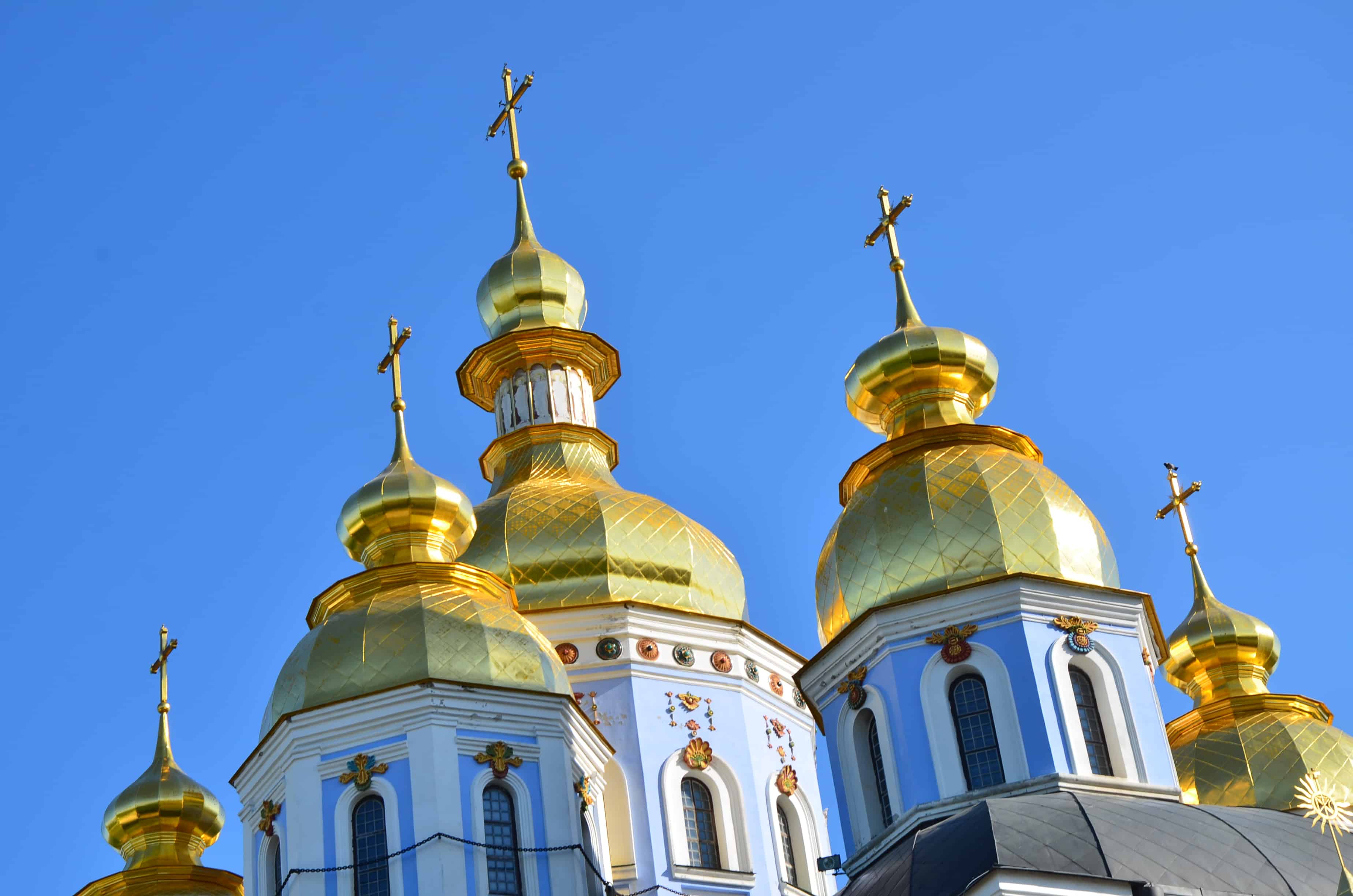 St. Michael's Golden-Domed Cathedral at St. Michael's Golden-Domed Monastery in Kyiv, Ukraine