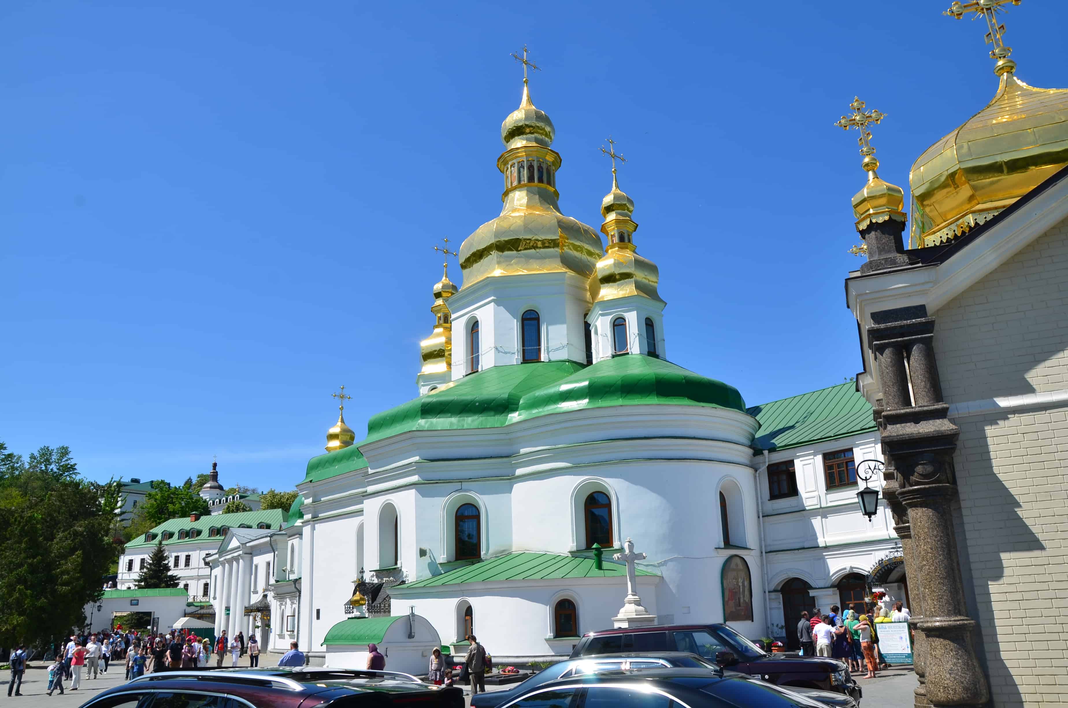 Church of the Exaltation of the Holy Cross at Kyiv Pechersk Lavra in Kyiv, Ukraine