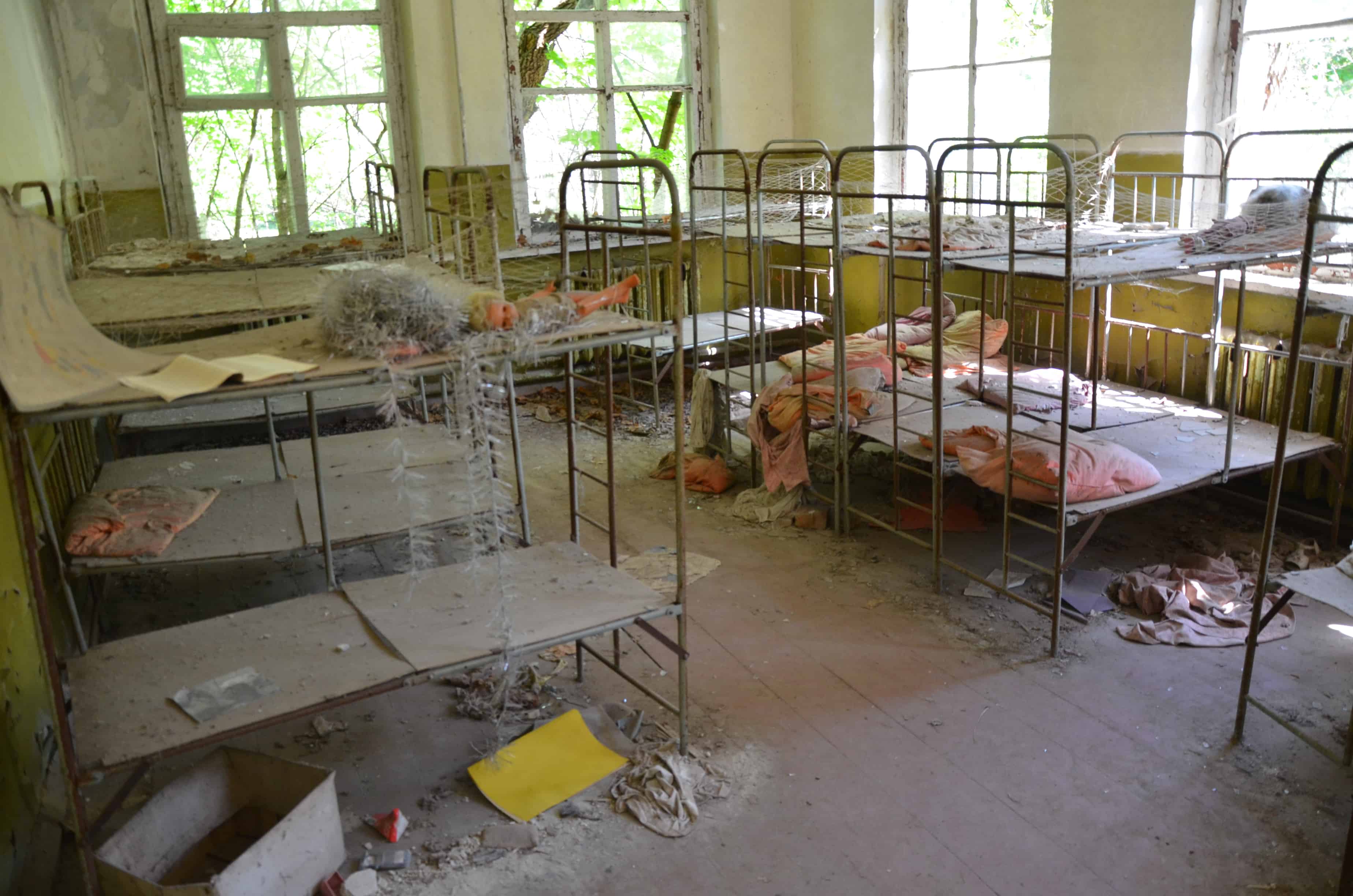 Kopachi Kindergarten in Chernobyl Exclusion Zone, Ukraine