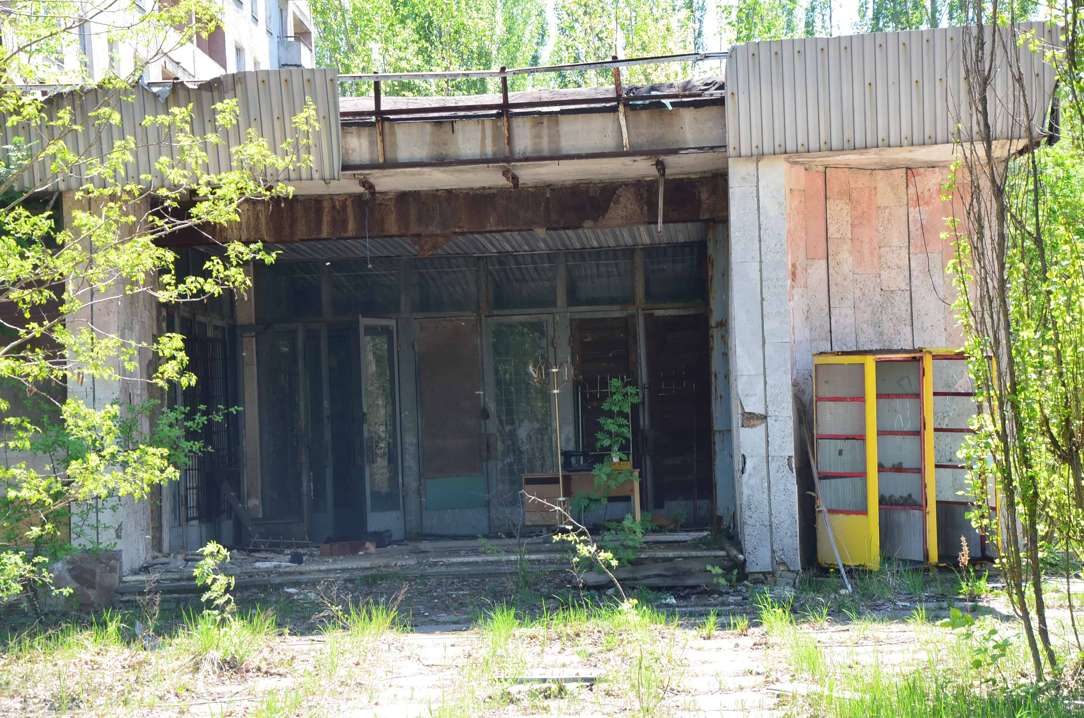 Furniture store in Pripyat, Chernobyl Exclusion Zone, Ukraine