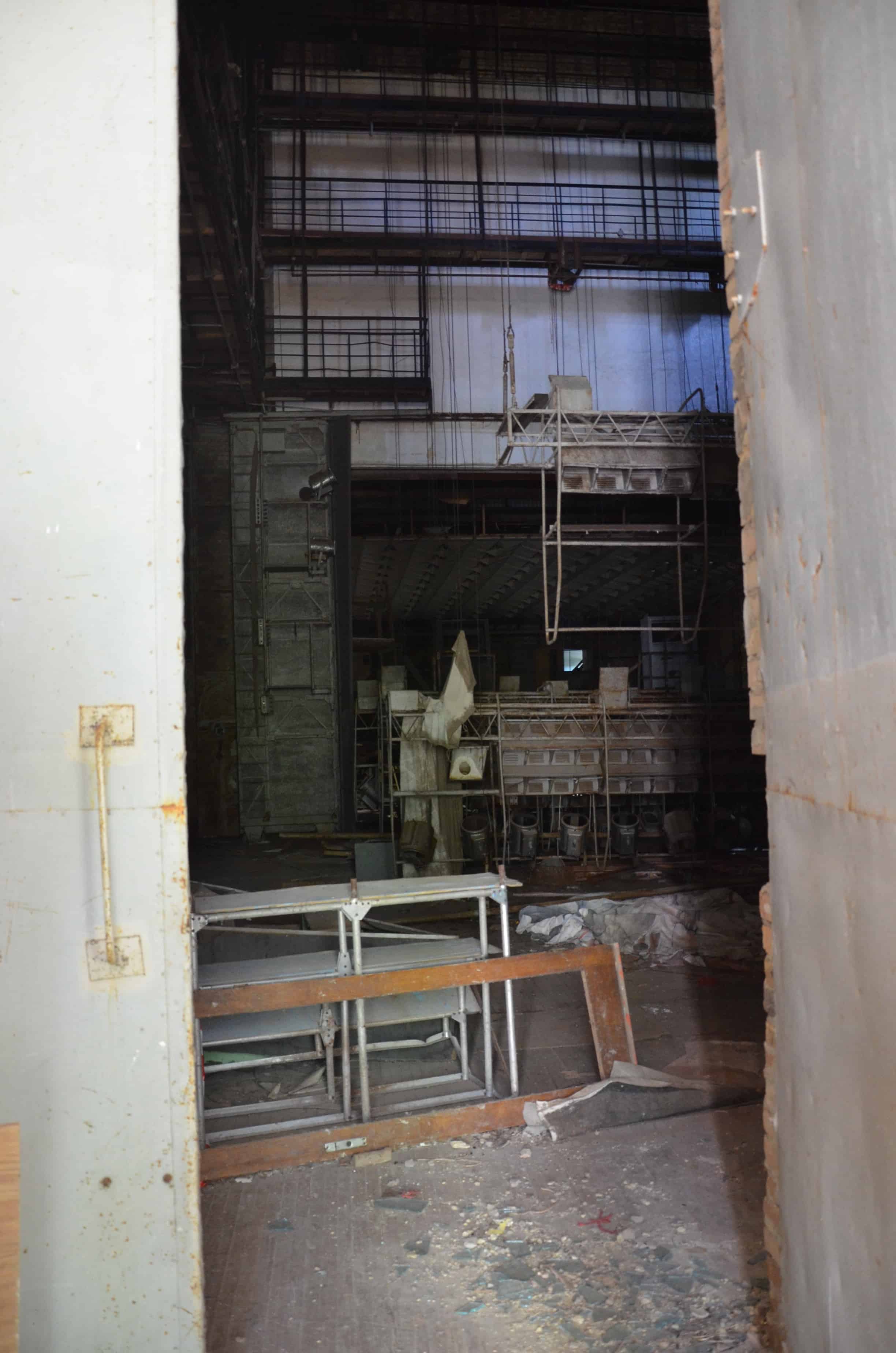 City storage room in Pripyat, Chernobyl Exclusion Zone, Ukraine