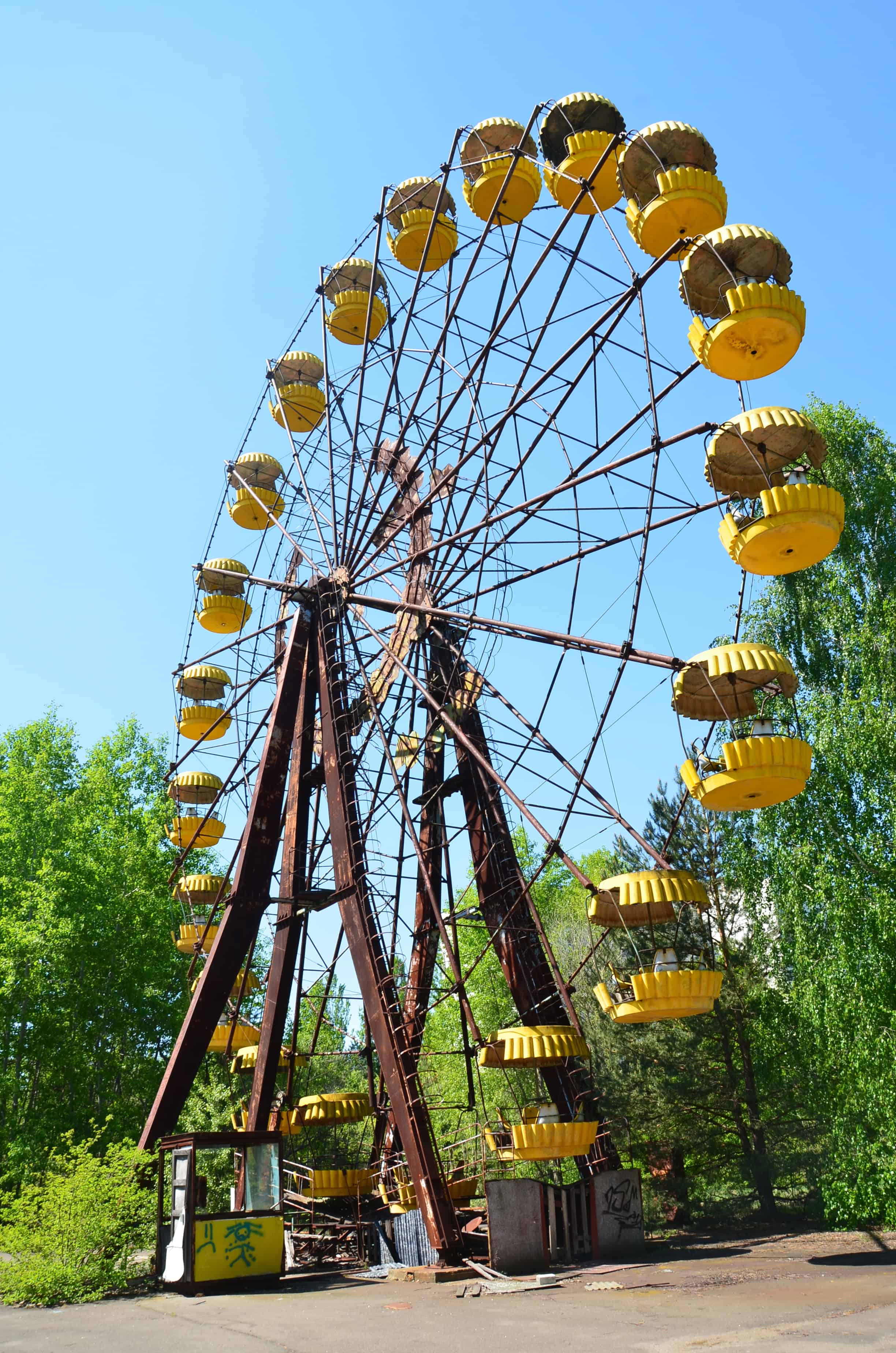Ferris Wheel at the amusement park in Pripyat, Chernobyl Exclusion Zone, Ukraine